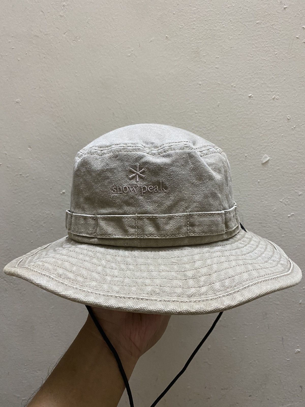 Japanese Brand × Snow Peak Japan Outdoor Snow Peak bucket hat with adjustable string Size ONE SIZE - 1 Thumbnail