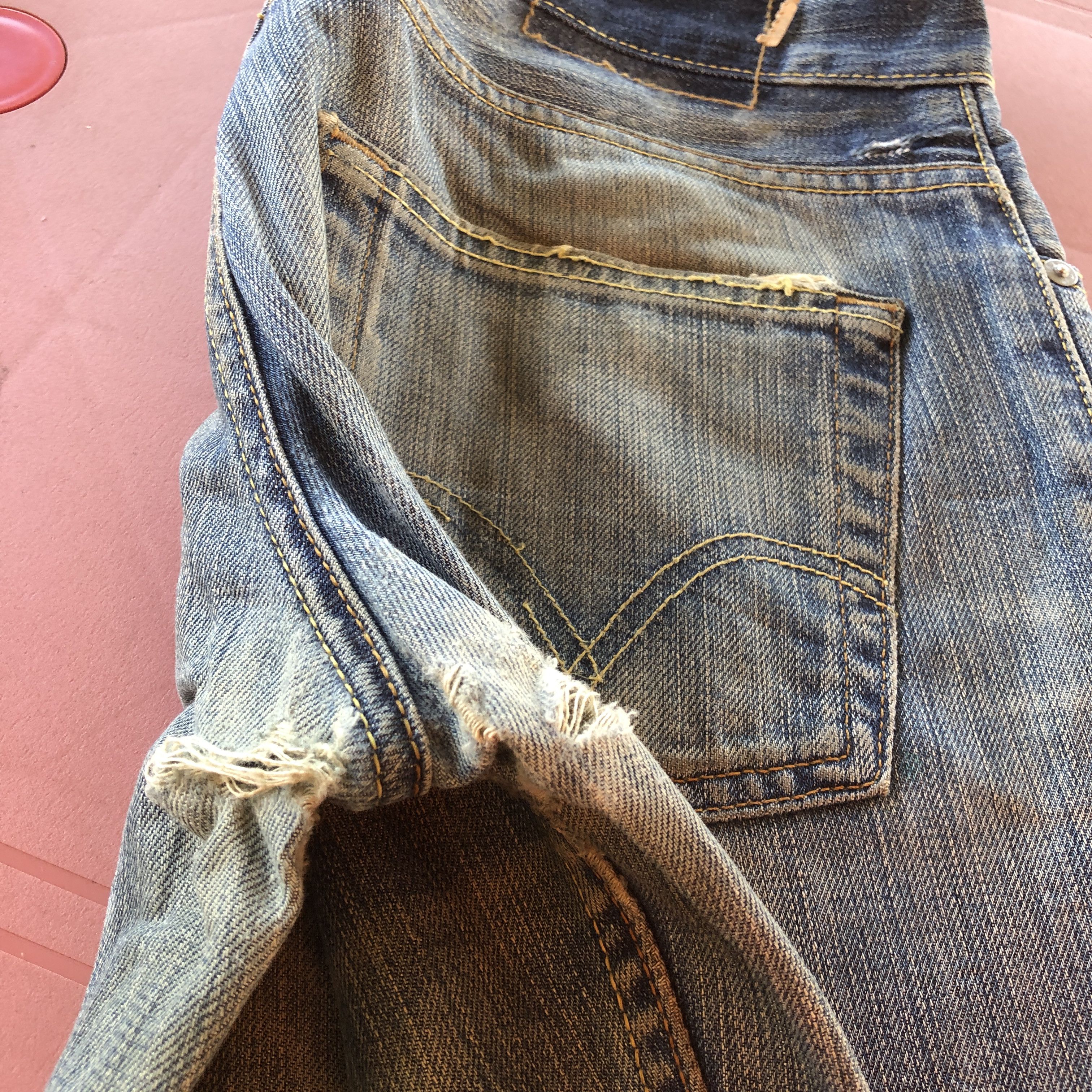 Levi's Vintage Y2K Levis 511 Faded Jeans Levi's Dirty Skinny Denim Size US 32 / EU 48 - 9 Thumbnail