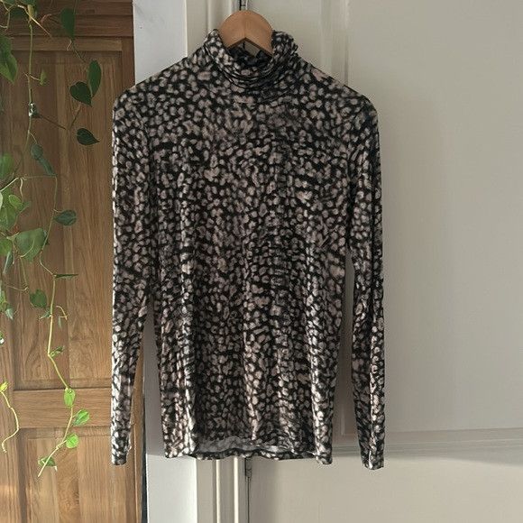 MAJESTIC FILATURES MAJESTIC FILATURES deluxe fitted high neck print top Size M / US 6-8 / IT 42-44 - 5 Thumbnail