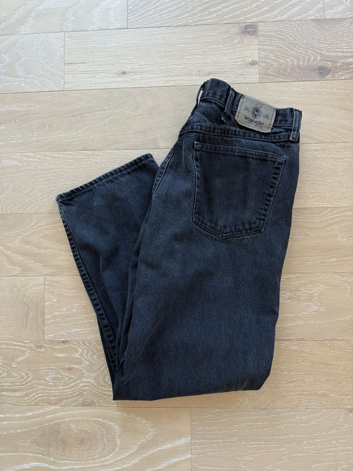 Wrangler Straight Leg Jeans Size US 34 / EU 50 - 1 Thumbnail