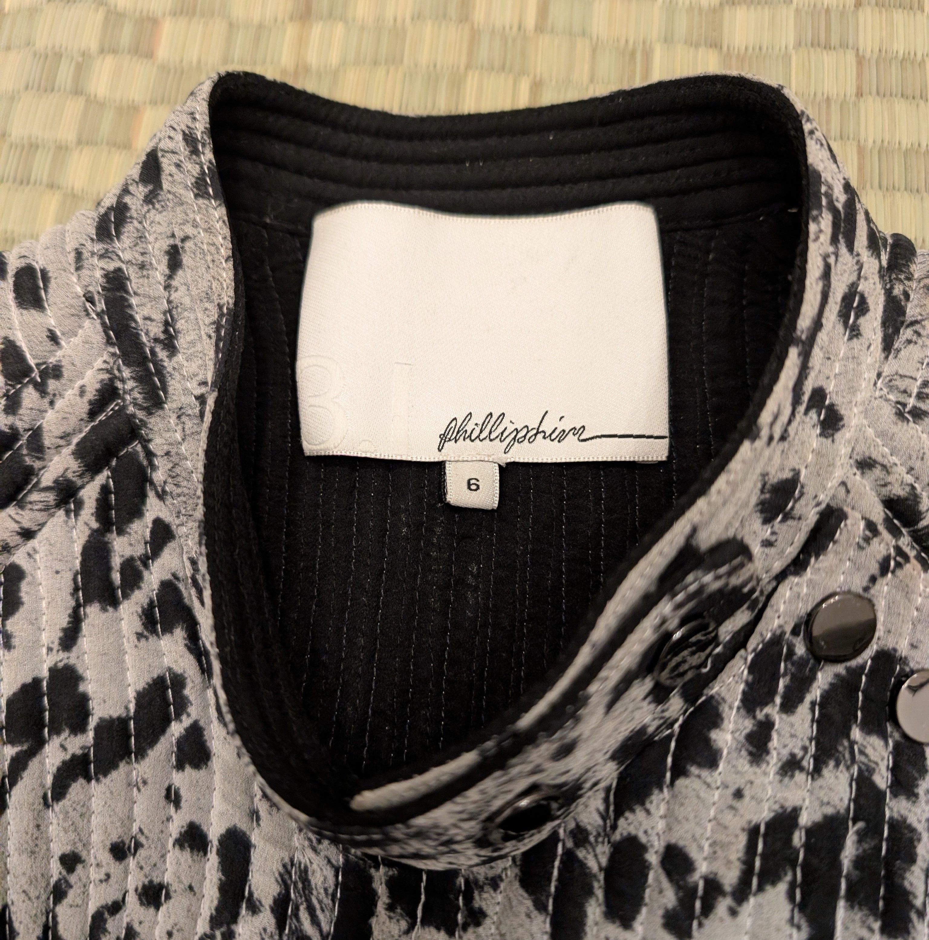 3.1 Phillip Lim 3.1 Phillip Lim Silk Rider Motorcycle Jacket Multicolor Size M / US 6-8 / IT 42-44 - 3 Thumbnail
