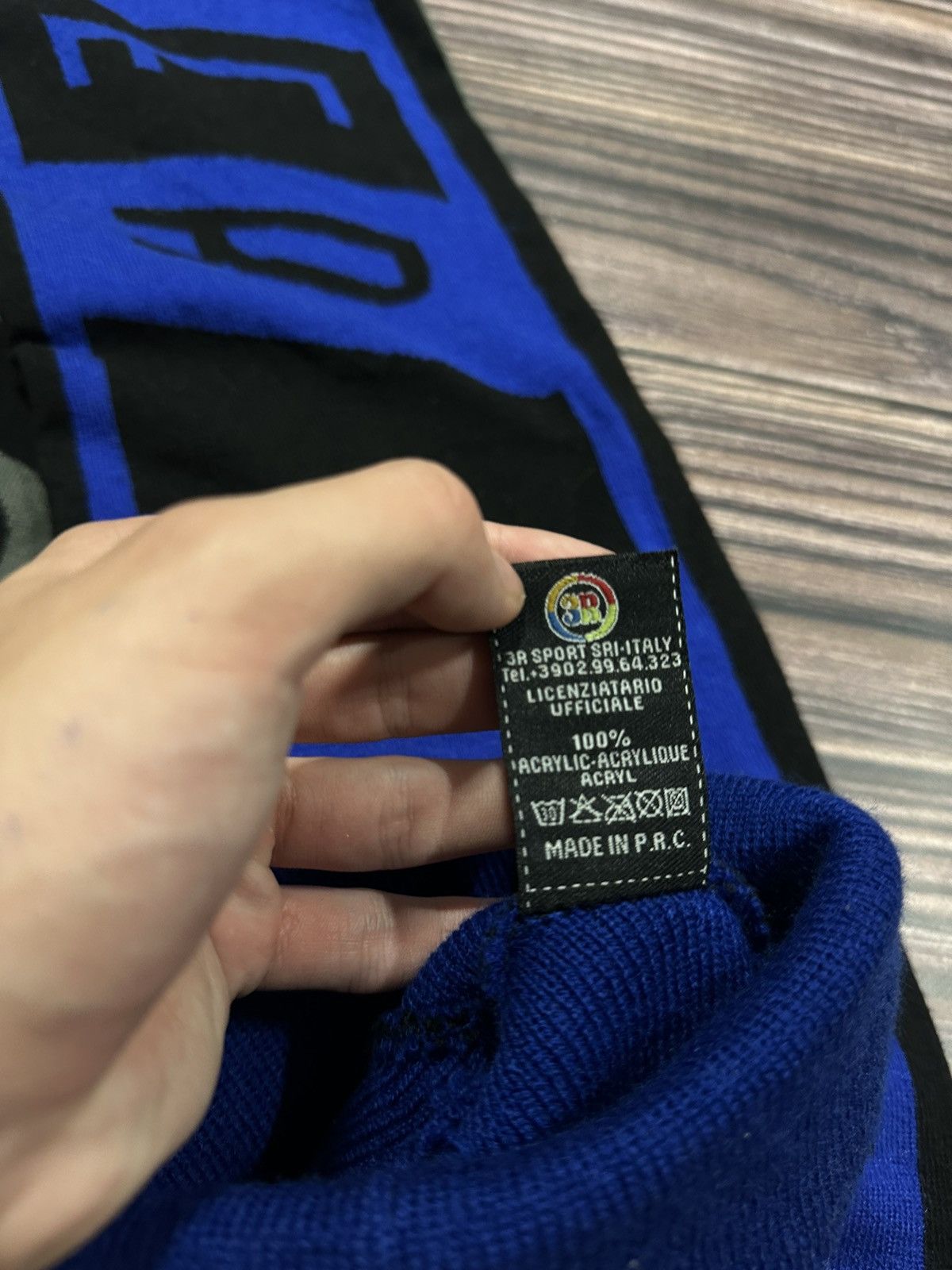 Vintage Vintage F.C Internazionale Scarf+hat Size ONE SIZE - 5 Thumbnail