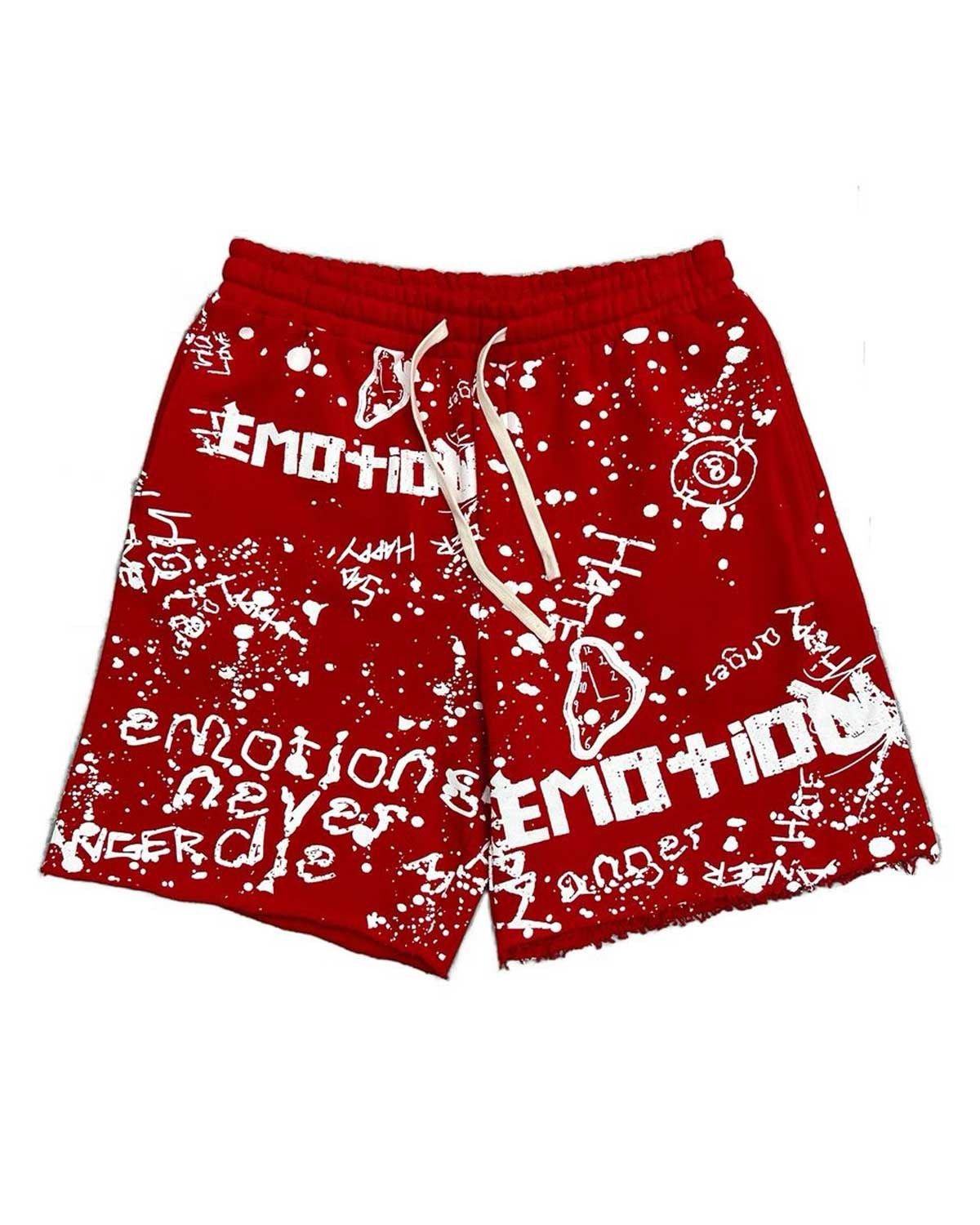 Other Mixed Emotions Graffiti Shorts Red Size US 30 / EU 46 - 1 Thumbnail