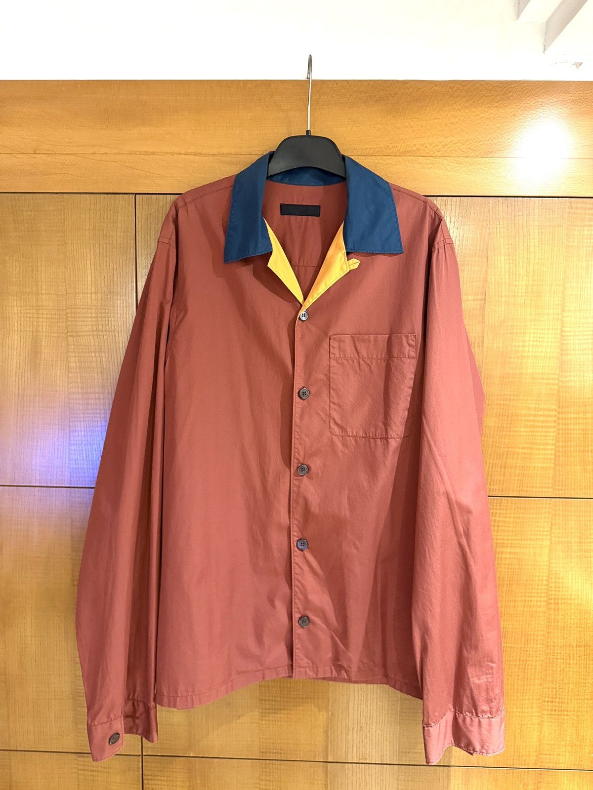 Prada LS Color block Hawaiian shirt Size US M / EU 48-50 / 2 - 1 Thumbnail