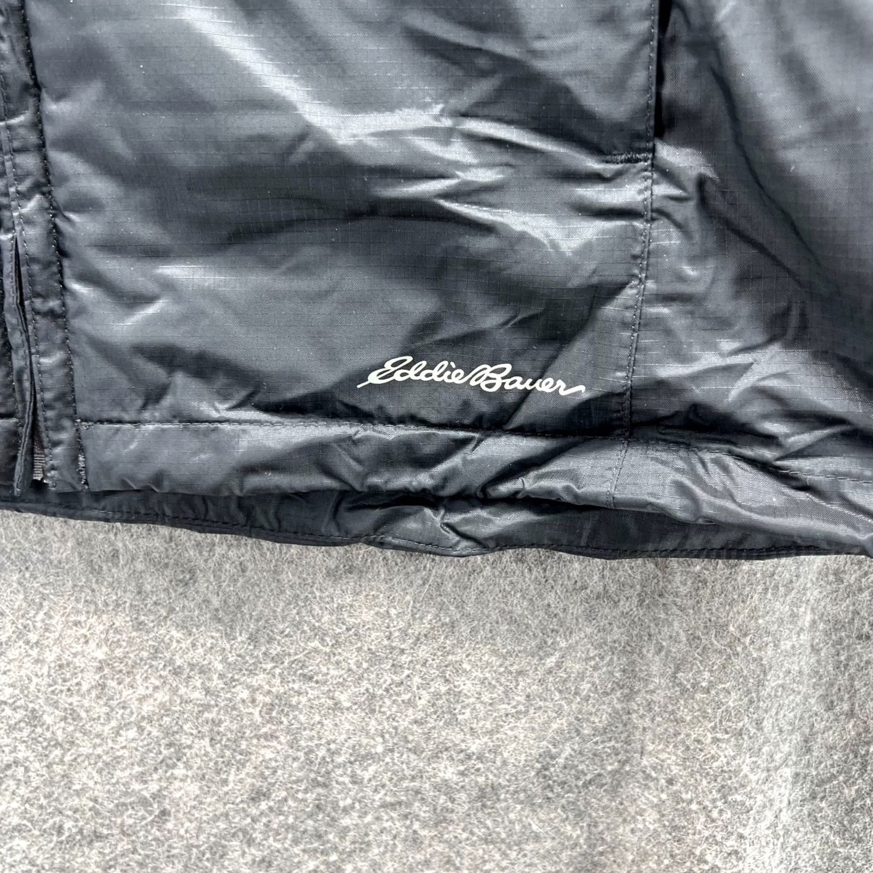 Eddie Bauer VINTAGE Eddie Bauer Hoodie Womens M Black Jacket Windbreaker Weatheredge Ripstop Size M / US 6-8 / IT 42-44 - 6 Thumbnail