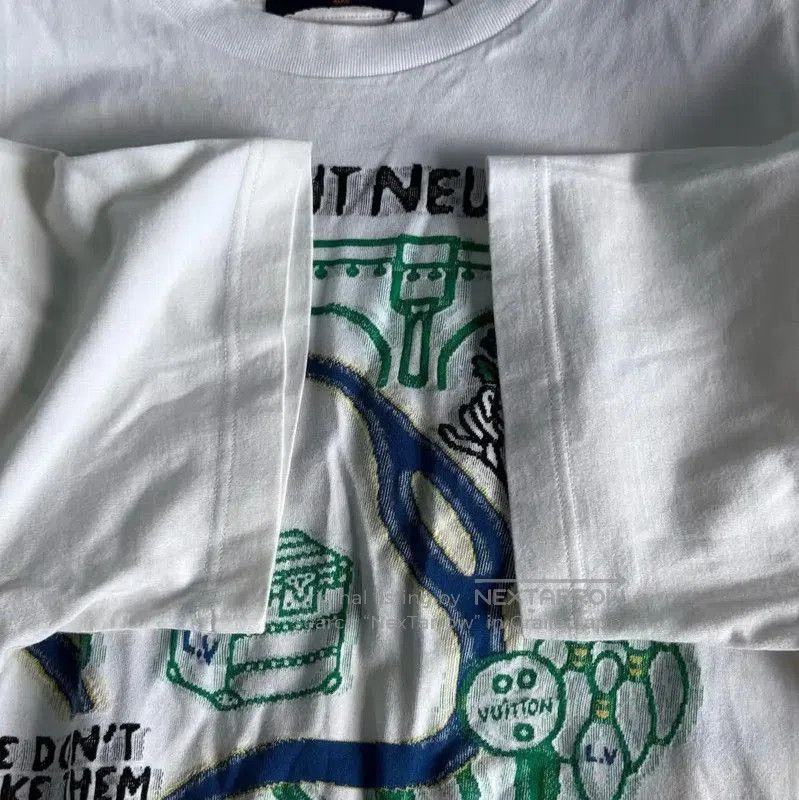 Louis Vuitton Louis Vuitton White XXL Cotton Tee . Size US XXL / EU 58 / 5 - 4 Thumbnail