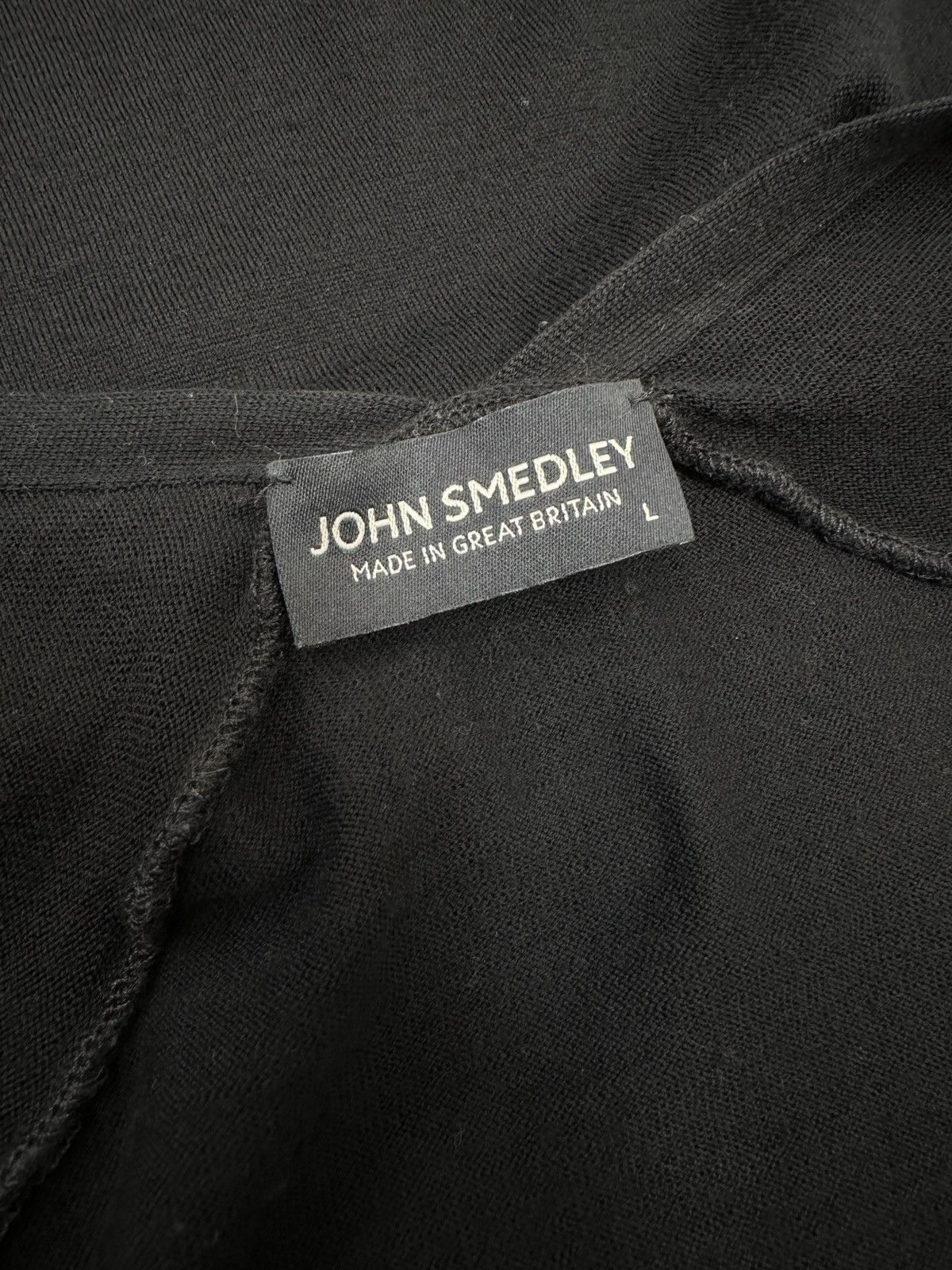 John Smedley JOHN SMEDLEY 100% Merino Wool Extrafine Open Front Cardigan Size L / US 10 / IT 46 - 4 Thumbnail