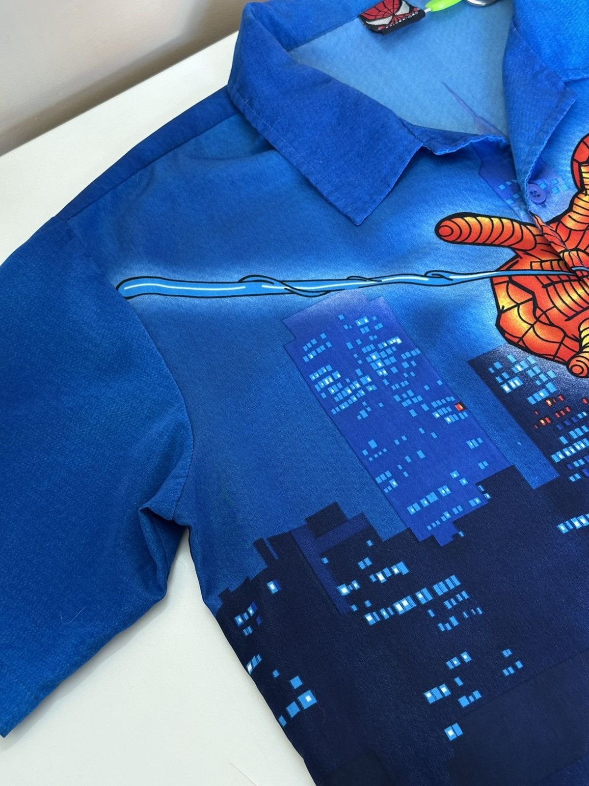 Marvel Comics Vintage Y2K ultimate Spider-Man button up Size US M / EU 48-50 / 2 - 4 Thumbnail
