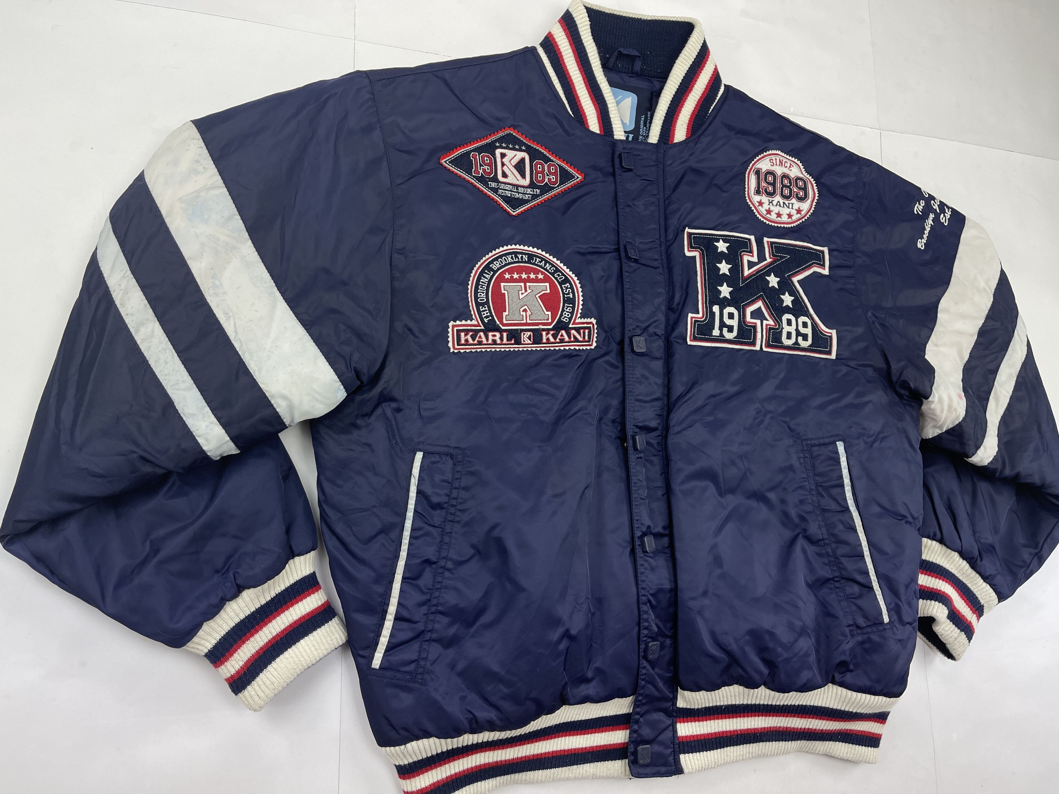 Karl Kani KARL KANI jacket, vintage bomber, 90s hip hop, 1990s size M Size US M / EU 48-50 / 2 - 14 Thumbnail