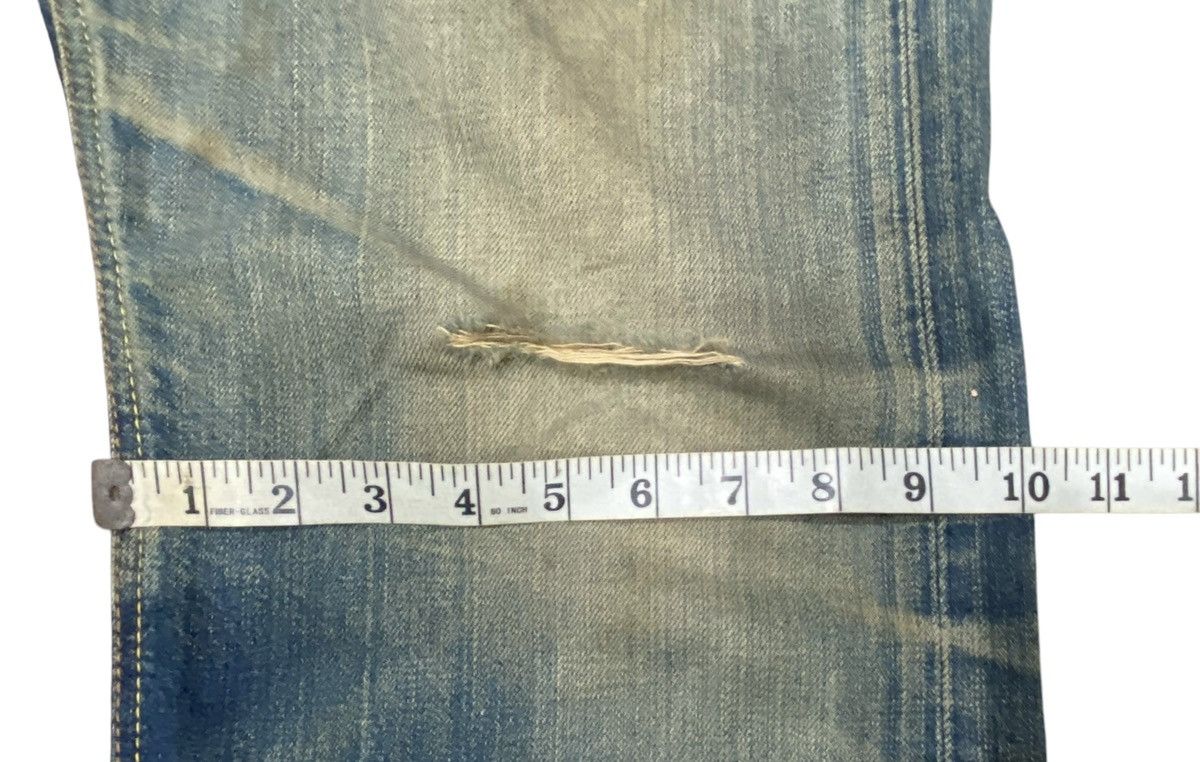 Edwin Vintage EDWIN Distressed Blue Jeans Size US 39 - 23 Thumbnail
