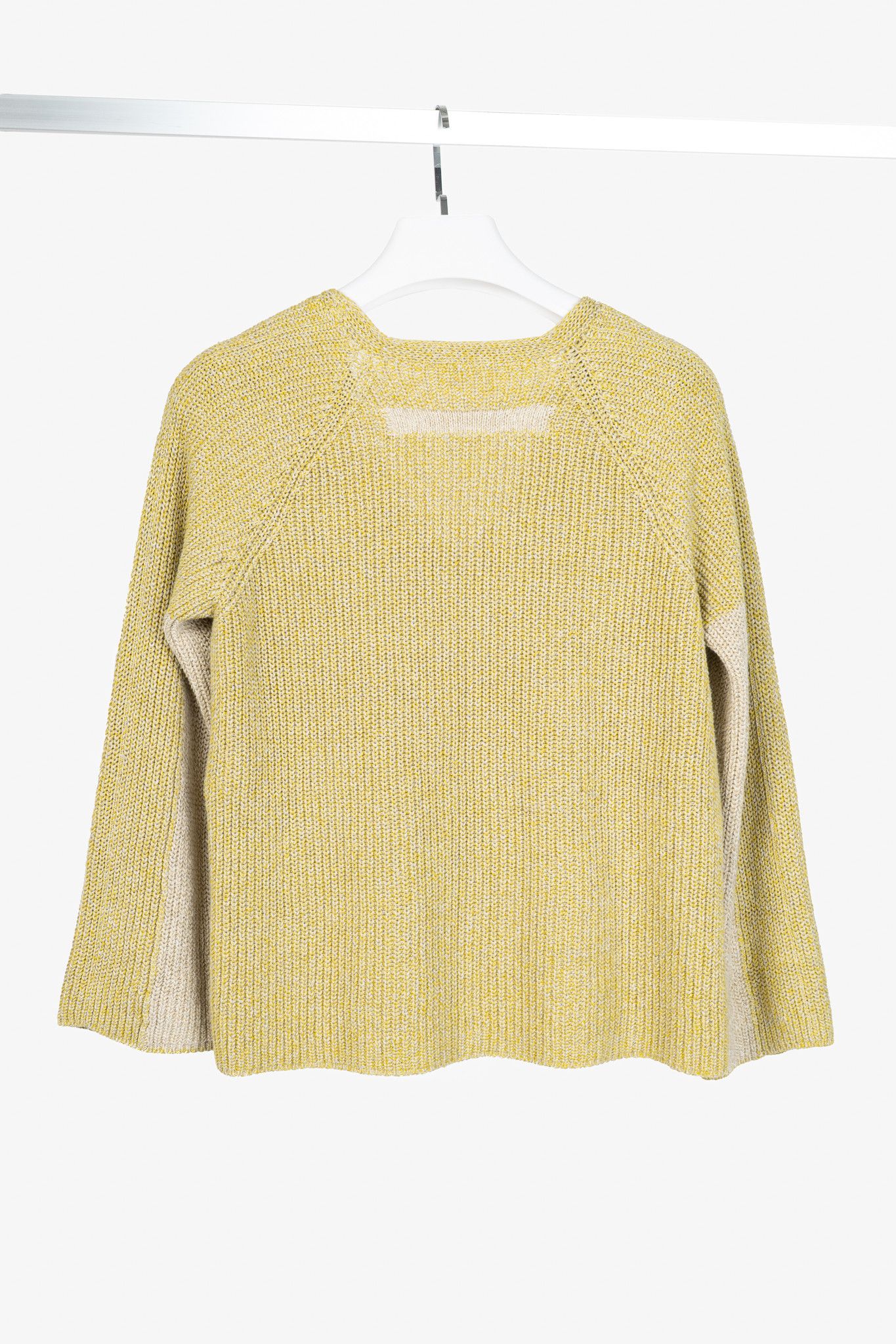 Annette Gortz Annette Gortz SS22 Len Two-Tone Cotton & Linen Sweater Size XS / US 0-2 / IT 36-38 - 2 Thumbnail