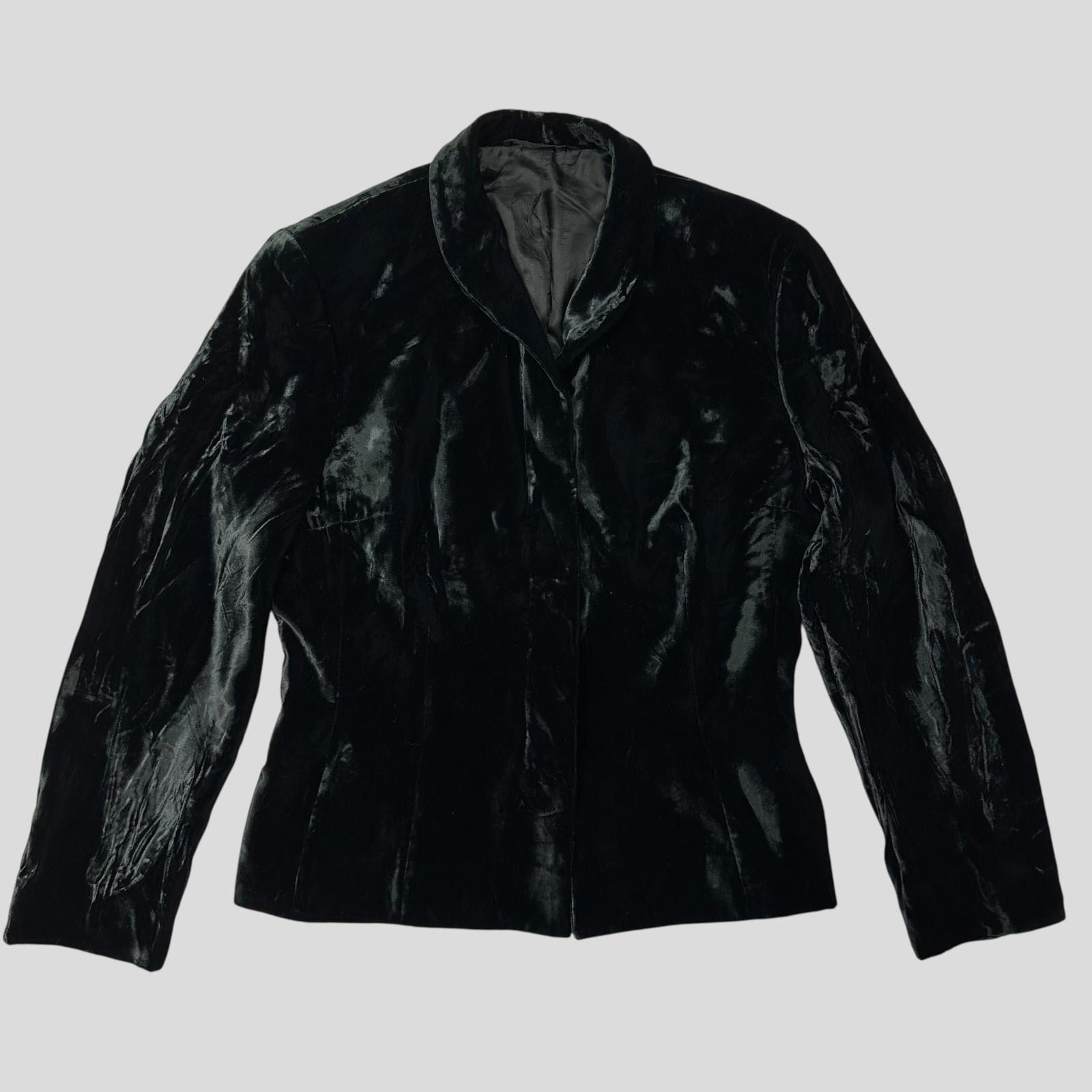 Gucci Gucci by Tom Ford 1999 Velour Velvet Runway Jacket - IT46 Size M / US 6-8 / IT 42-44 - 1 Thumbnail