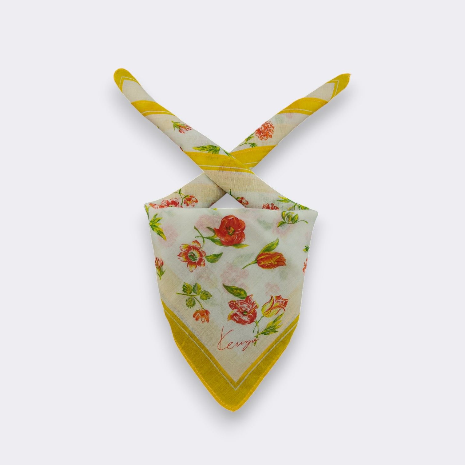 Kenzo Vintage Kenzo Handkerchief Neckerchief Bandana H016F Size ONE SIZE - 1 Thumbnail