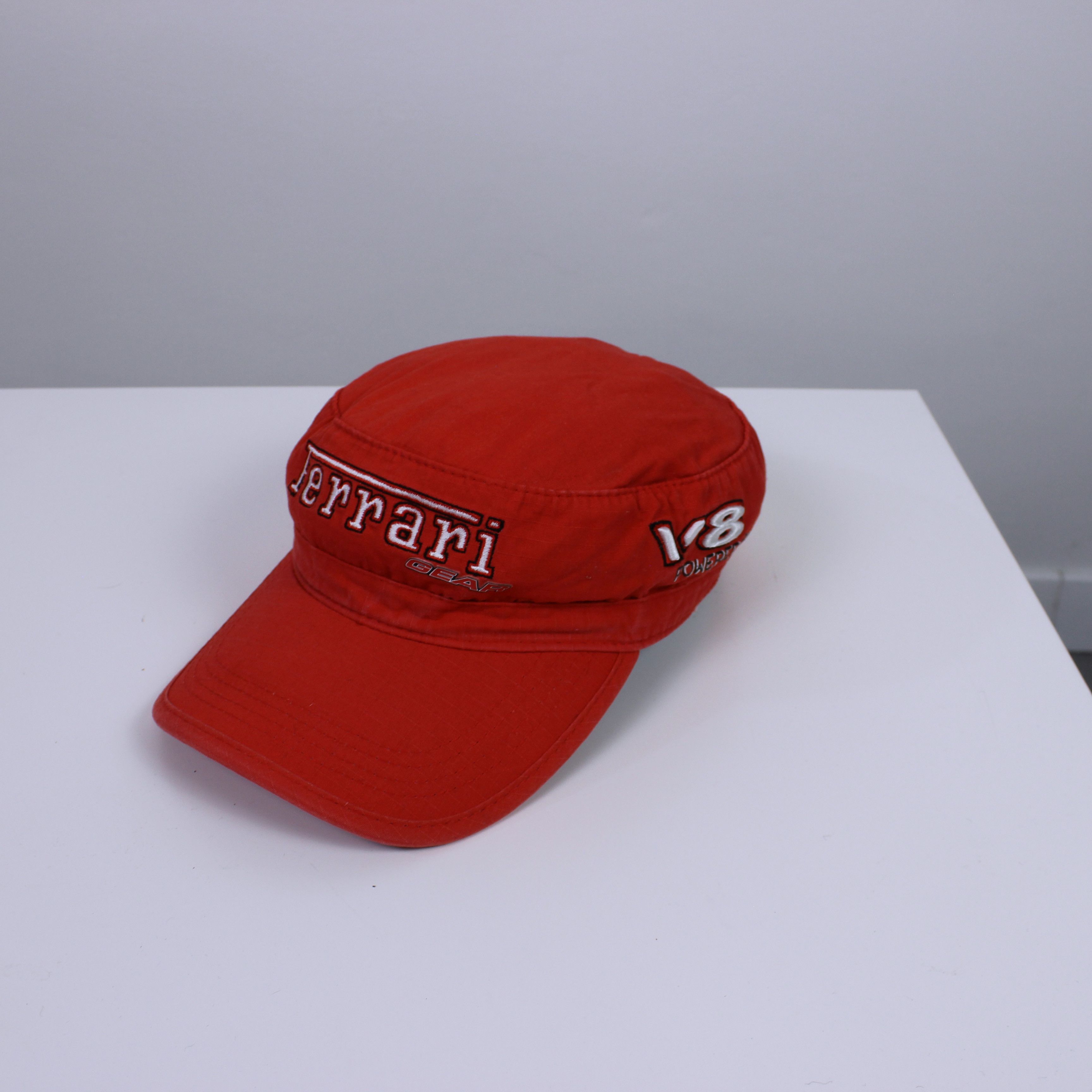 Ferrari Ferarri cap hat vintage race racing red Size ONE SIZE - 2 Thumbnail