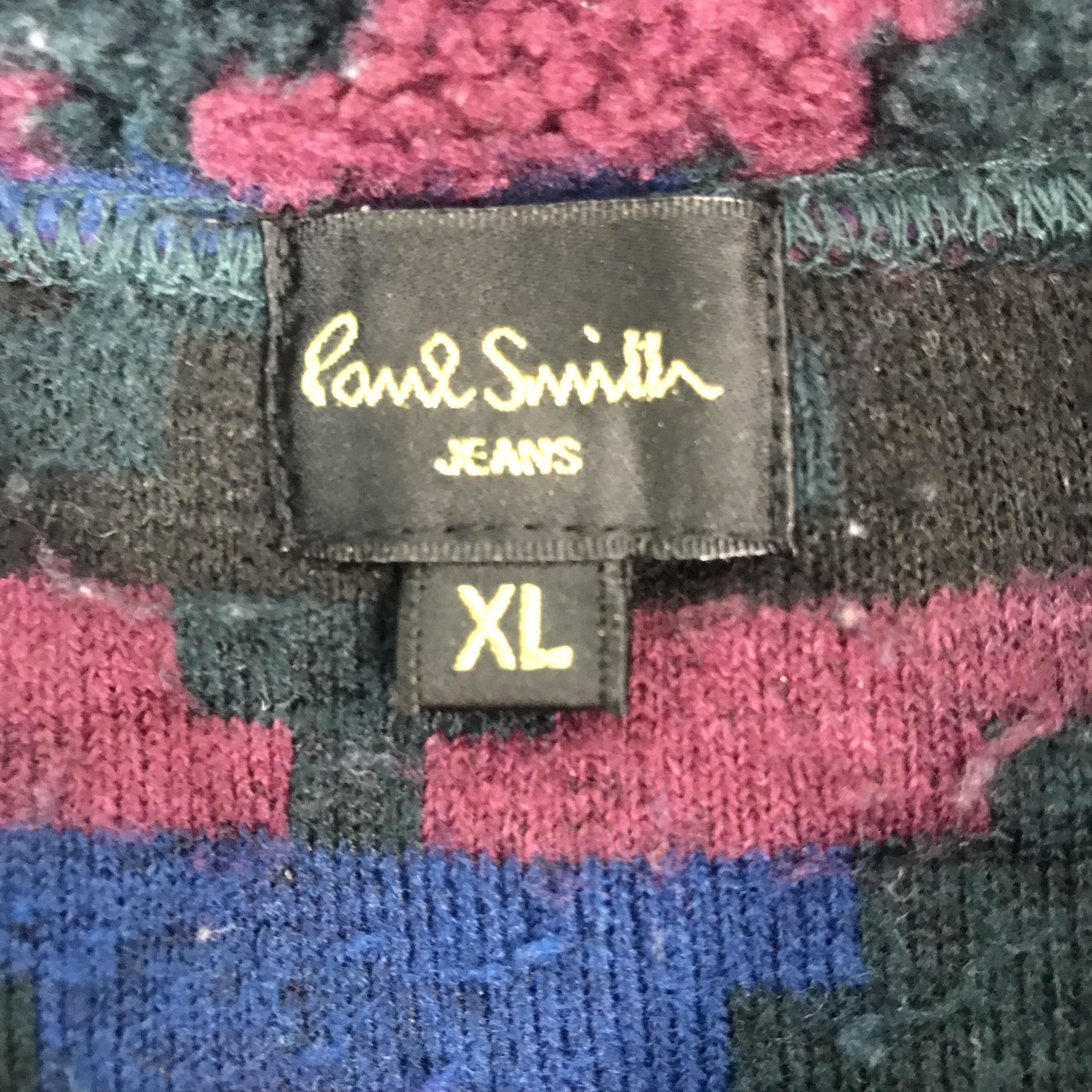 Paul Smith × Vintage Vintage Paul Smith Sherpa Fleece Navajo Vest Jacket Size US XL / EU 56 / 4 - 6 Thumbnail