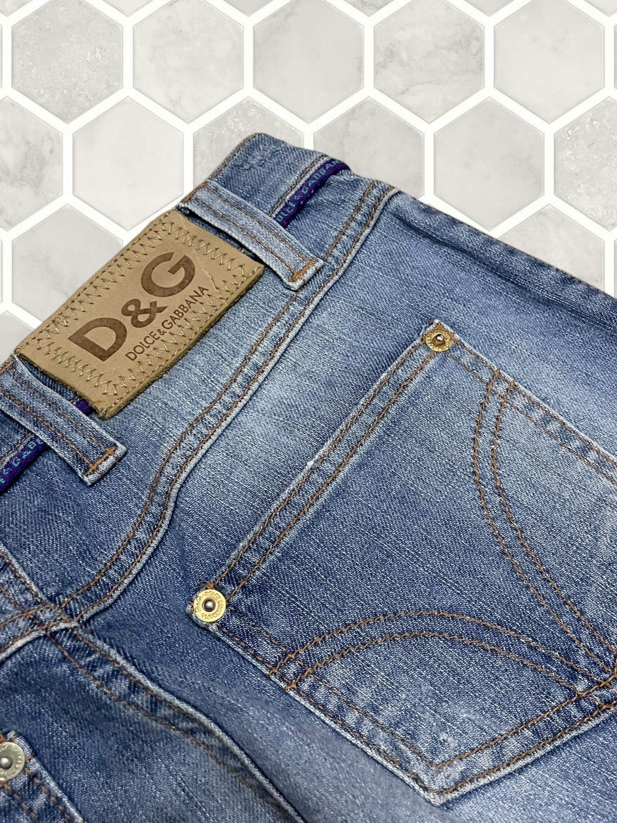 Dolce & Gabbana Vintate Authentic Designer Dolce & Gabbana Flared Denim Size US 28 / EU 44 - 18 Thumbnail