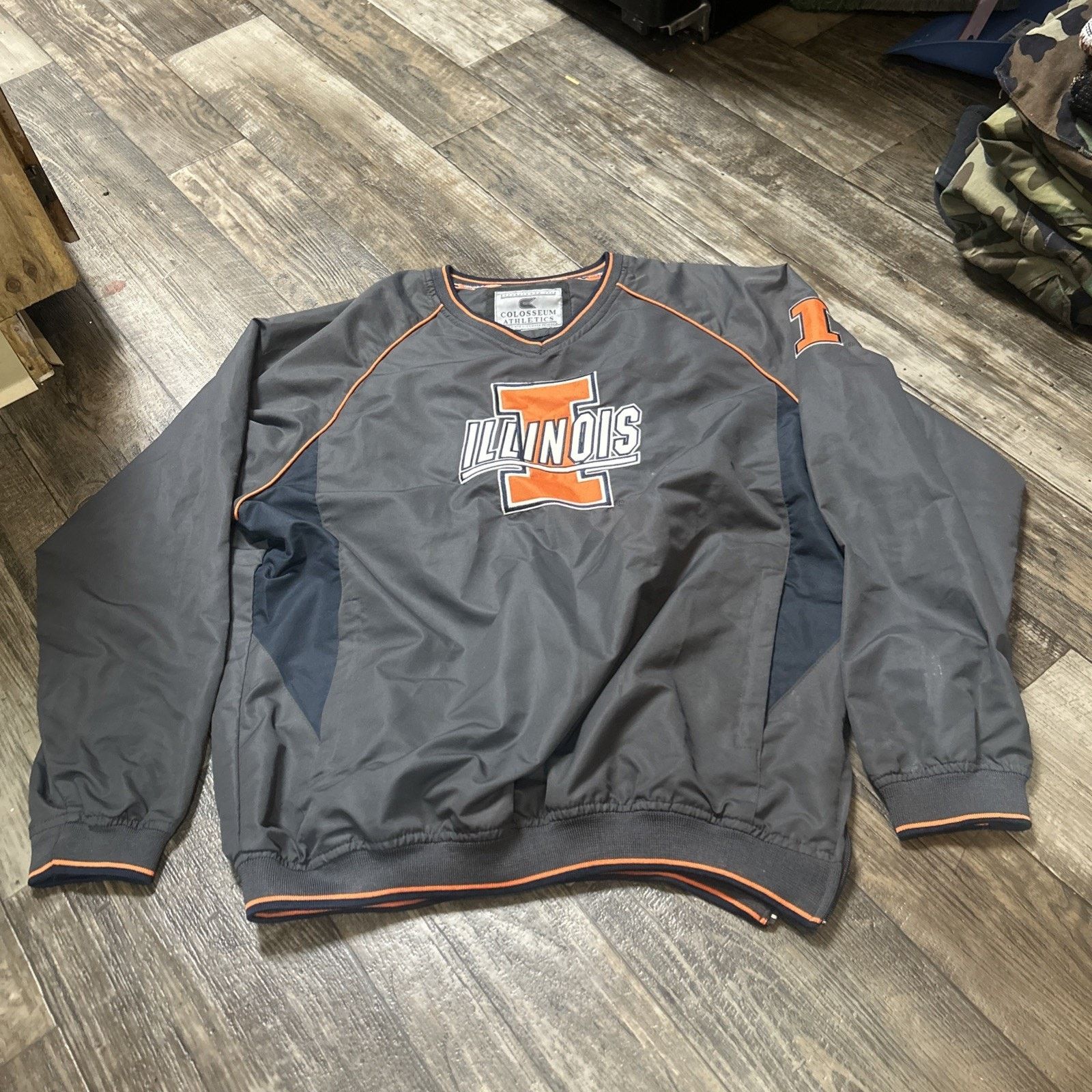 Colosseum Athletics Illinois University Colosseum Athletics Jacket Windbreaker Size US L / EU 52-54 / 3 - 1 Thumbnail