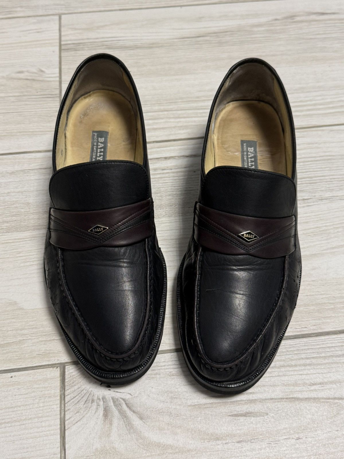 Bally Vintage Bally Leather Shoes – Classic Casual Style Size US 10 / EU 43 - 2 Thumbnail