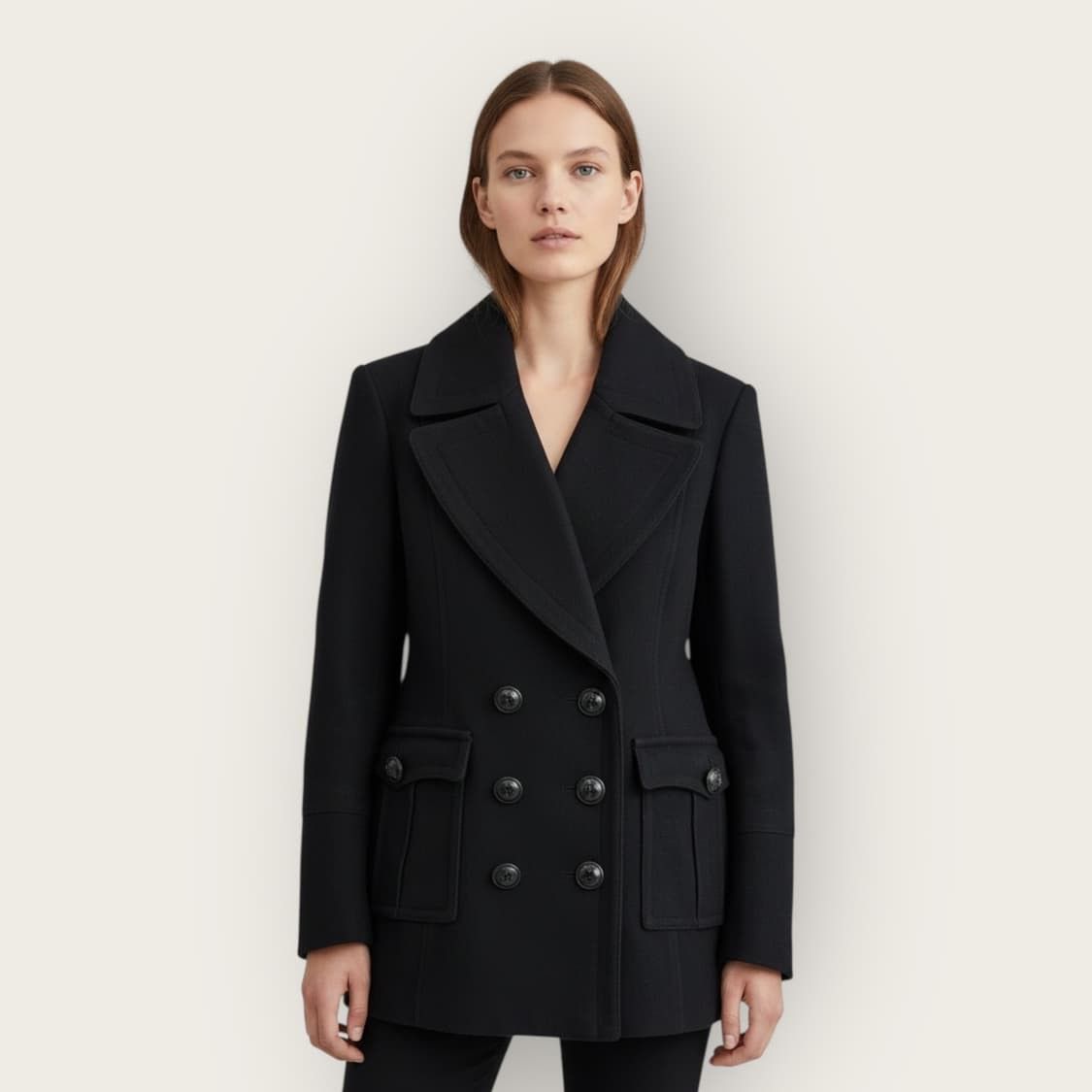 Burberry Burberry Cashmere Blend Double-breasted Coat Size S / US 4 / IT 40 - 1 Thumbnail