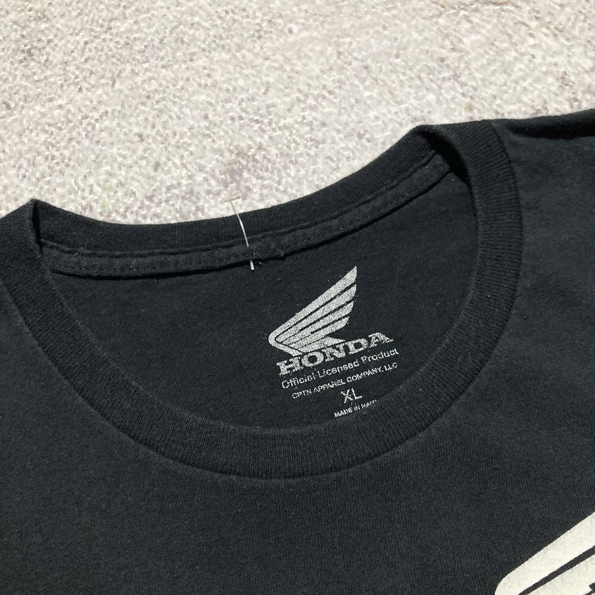 Honda Vintage Honda Hot Lap Logo Graphic T-shirt Black Size US XL / EU 56 / 4 - 12 Thumbnail