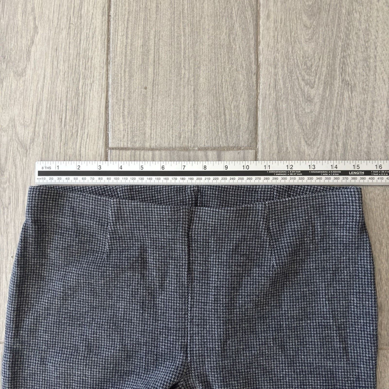 J. Jill J. Jill Pants Black Plaid Houndstooth Ponte Slim Leg Small Size 29" - 9 Thumbnail