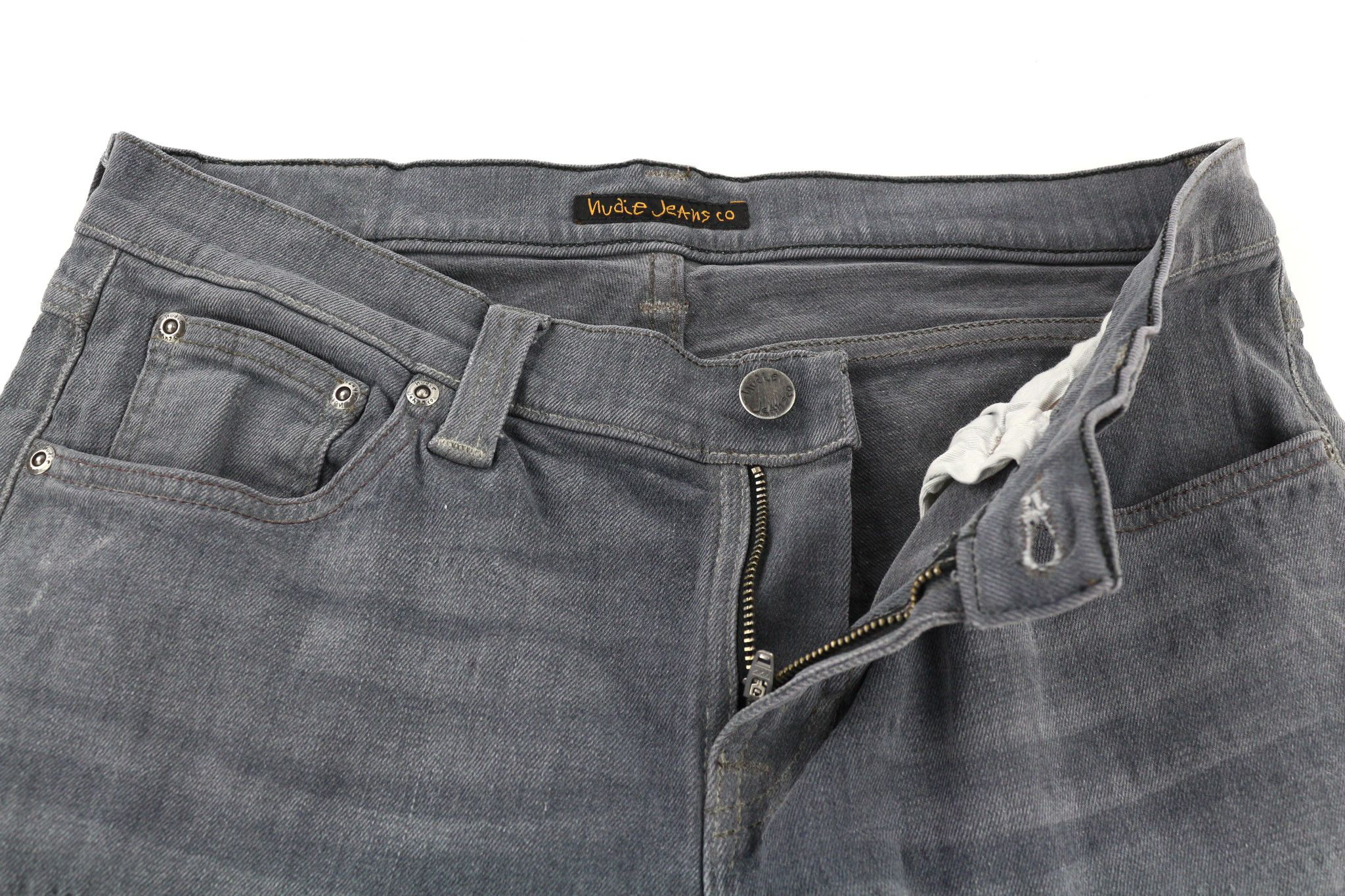 Nudie Jeans TIGHT LONG JOHN W31/L34 Slim Charcoal Jeans 80701 Size US 31 - 4 Thumbnail