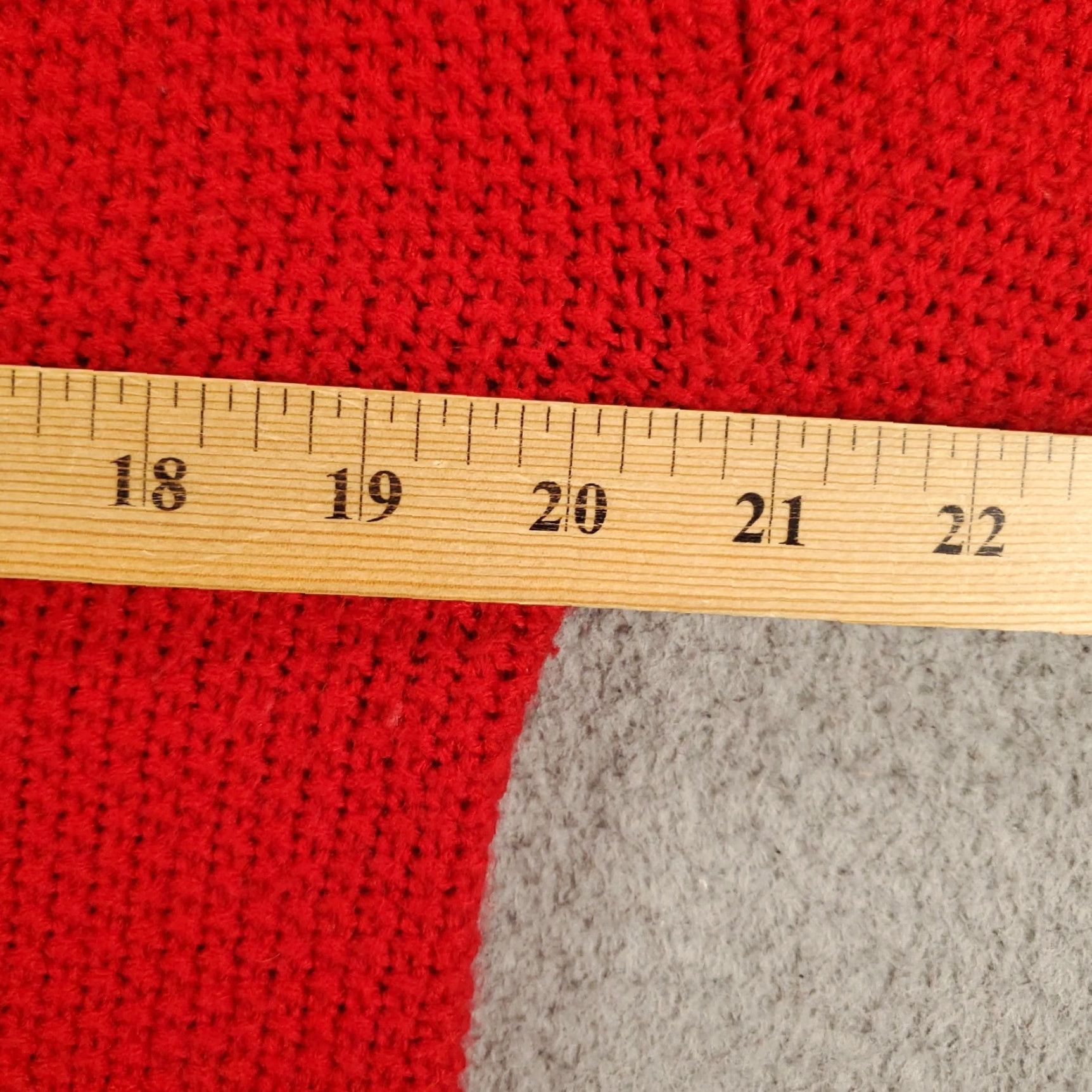 Vintage Mens Sweater Red Cable-Knit Pullover Size Medium Long Sleeve Size US M / EU 48-50 / 2 - 3 Thumbnail