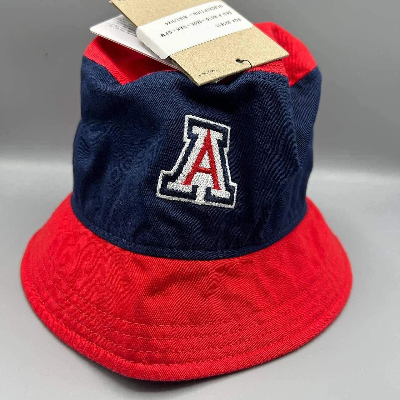 Nike Arizona Wildcats x Nike Hat Men Embroidered Bucket Cotton L Size ONE SIZE - 6 Thumbnail