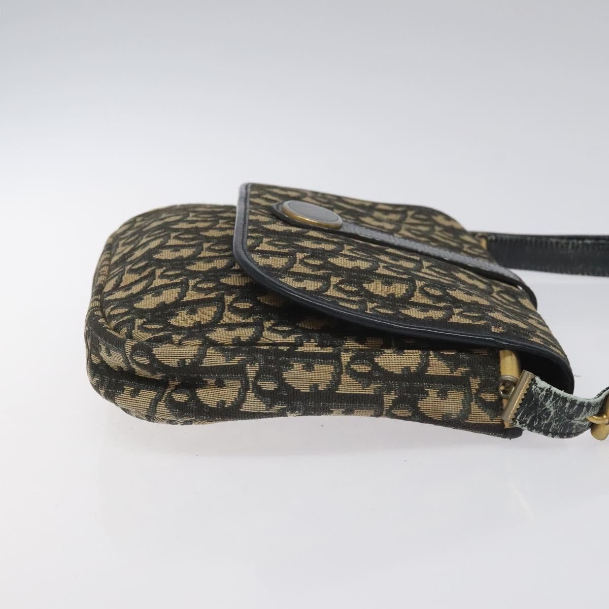 Dior DIOR Trotter Canvas Shoulder Bag Navy Size ONE SIZE - 4 Thumbnail