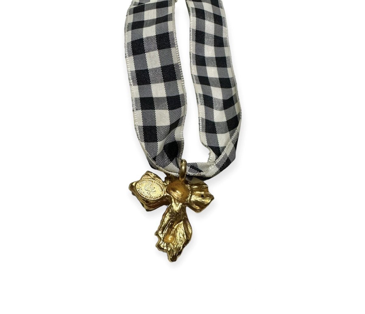 Christian Lacroix × Vintage 80’s Gold Pendant Necklace Size ONE SIZE - 5 Thumbnail