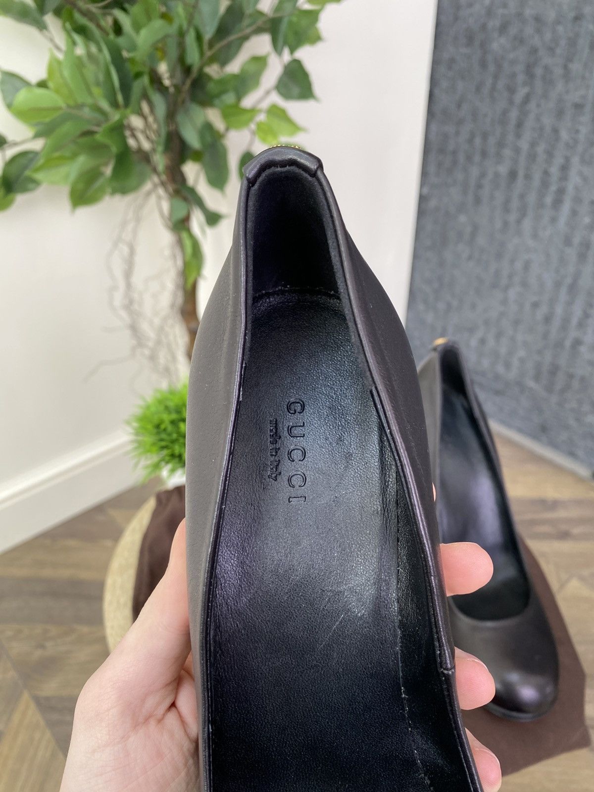 Gucci Vintage Gucci Saddle Soft Leather Round Toe Pumps Size US 10 / IT 40 - 6 Thumbnail