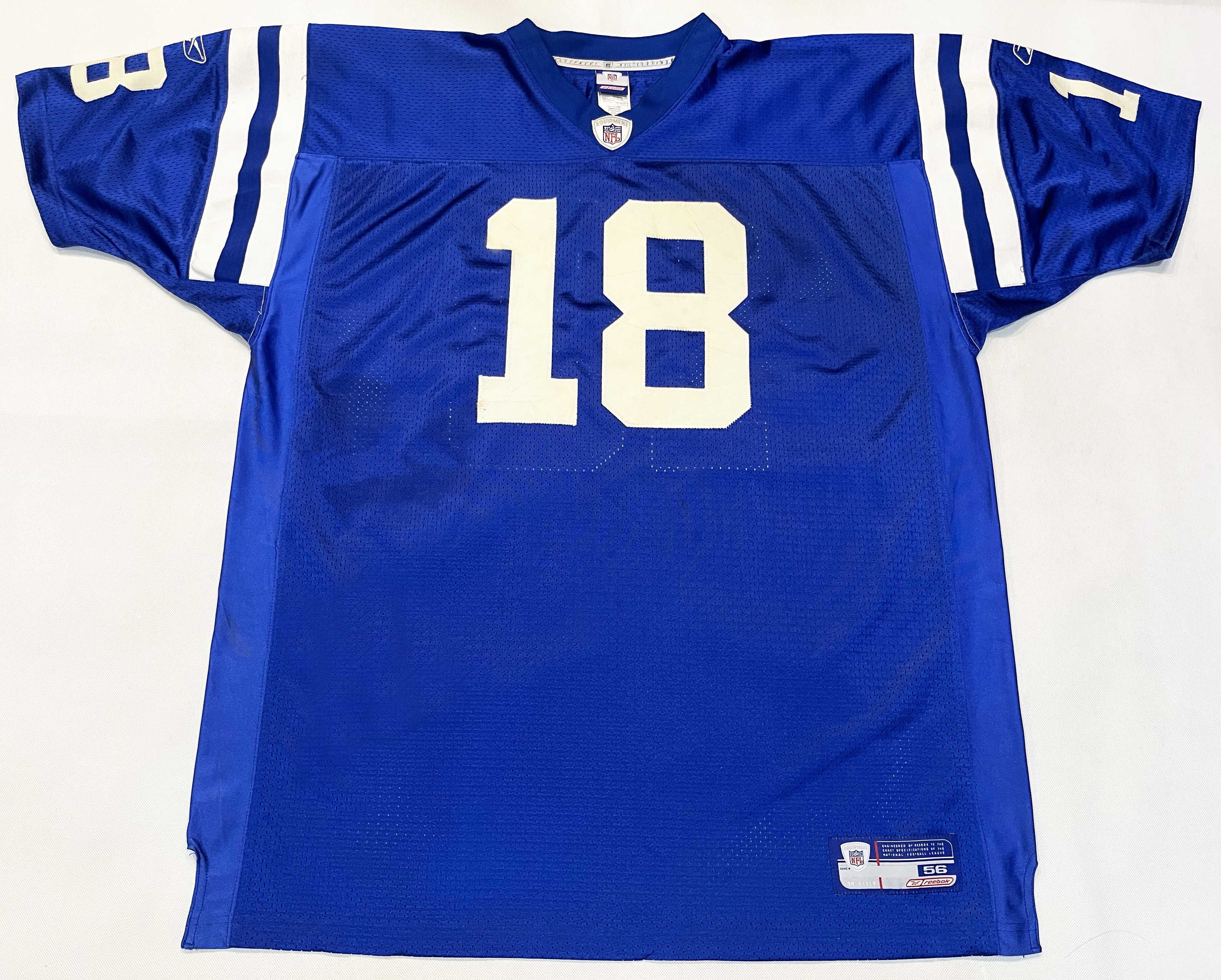 Reebok Reebok NFL Indianapolis Colts MANNING #18 Football Jersey Size US XL / EU 56 / 4 - 1 Thumbnail