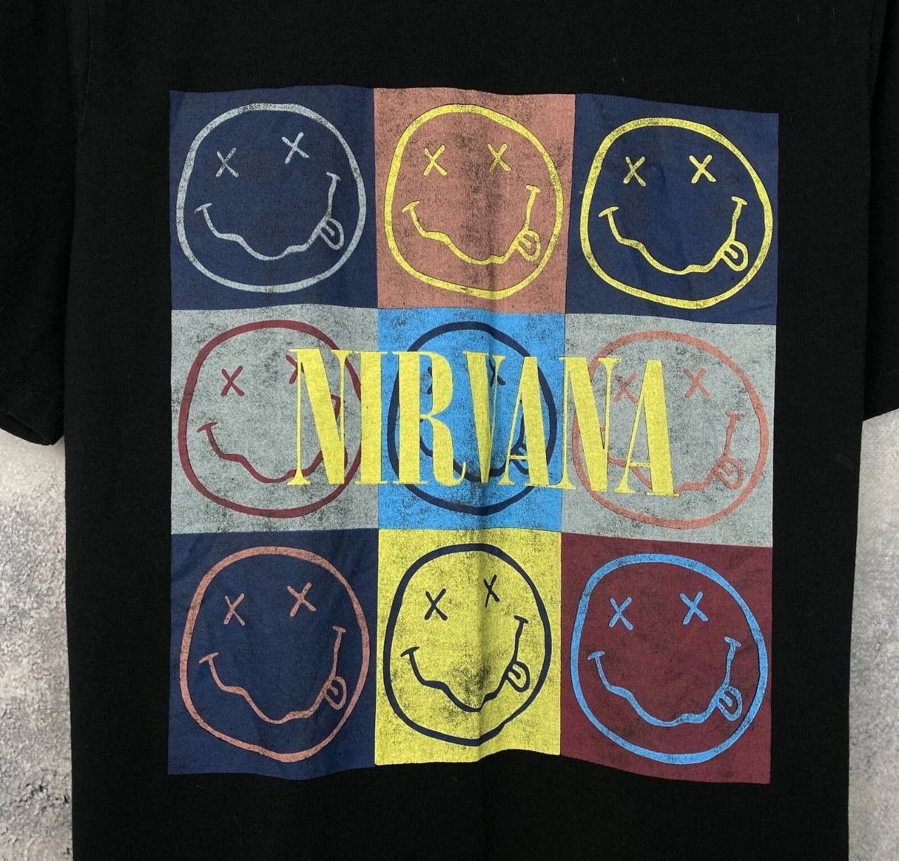 Nirvana Nirvana Tee Men’s Size L Black Cotton Short Sleeve ‘ Size US L / EU 52-54 / 3 - 4 Thumbnail