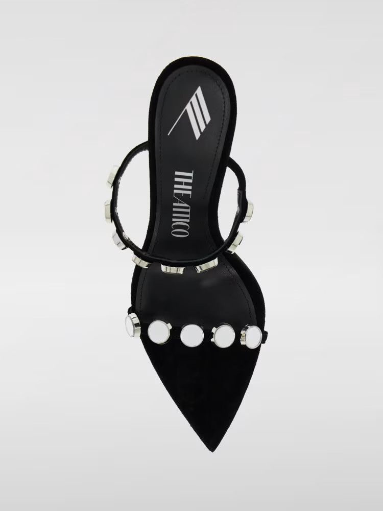 The Attico o1s22i1n0325 Venus Mules in Black Size US 8 / IT 38 - 3 Thumbnail