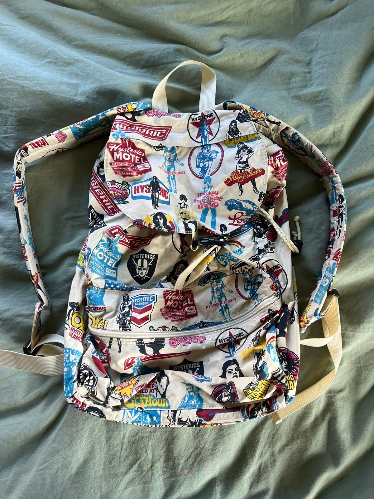 Pre-owned Hysteric Glamour X Vintage Hysteric Glamour Backpack In Multicolor