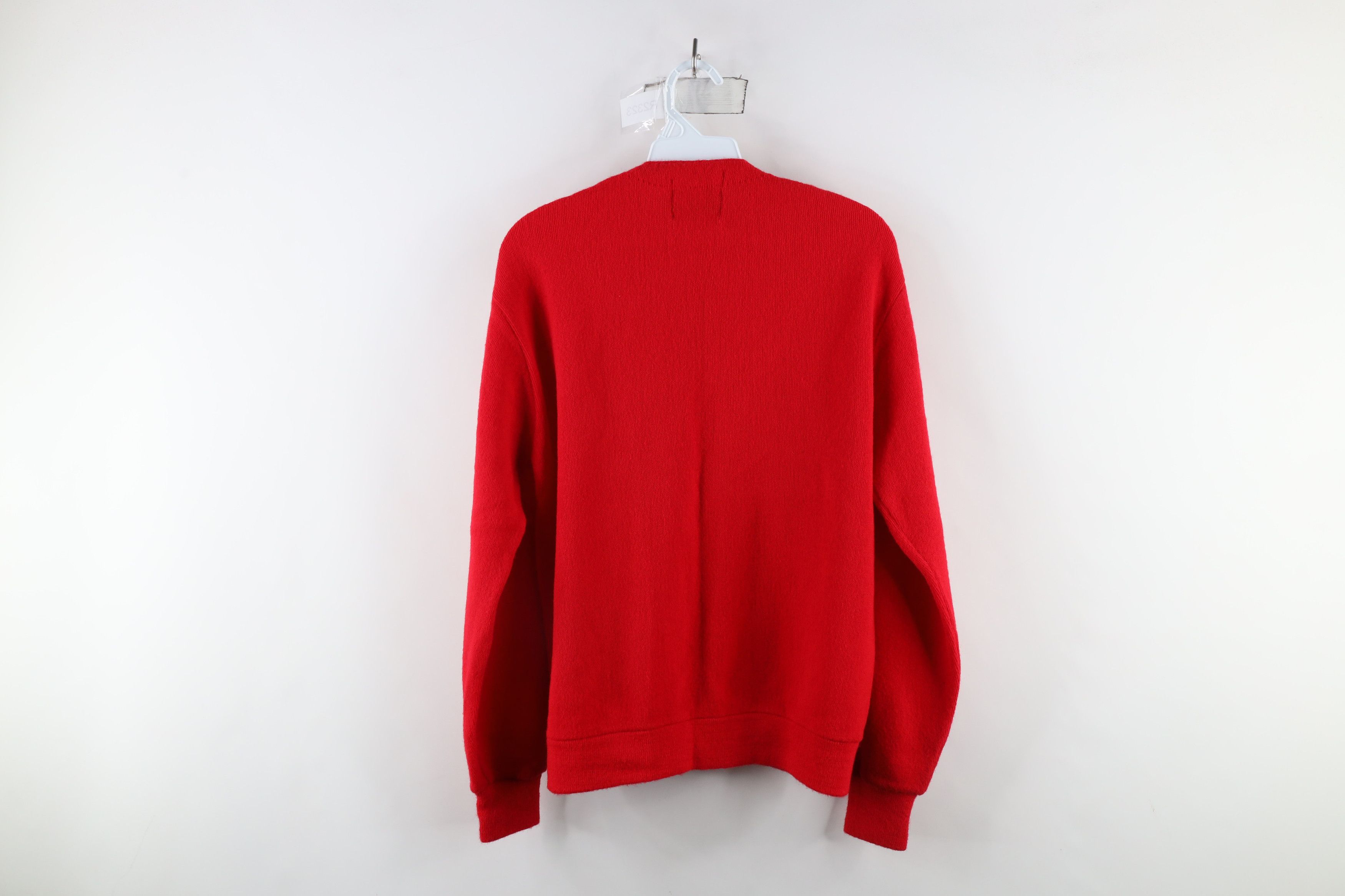 Vintage Vintage 50s 60s Streetwear Button Cardigan Sweater Red USA Size US M / EU 48-50 / 2 - 6 Thumbnail