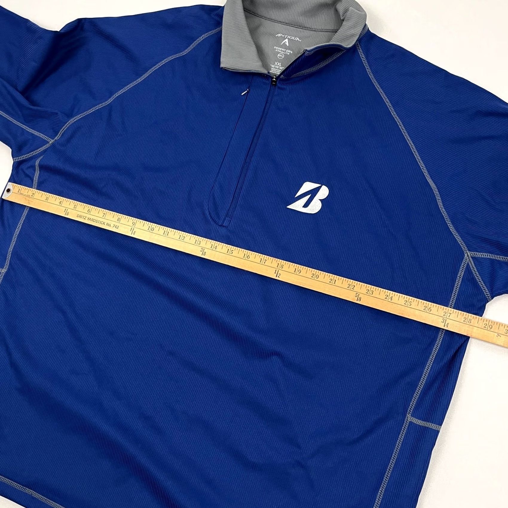 Vintage VINTAGE? Bridgestone Golf Pullover Mens 2XL XXL Blue Antigua Desert Dry Xtra Lite 1/4 Zip Size US XXL / EU 58 / 5 - 6 Thumbnail