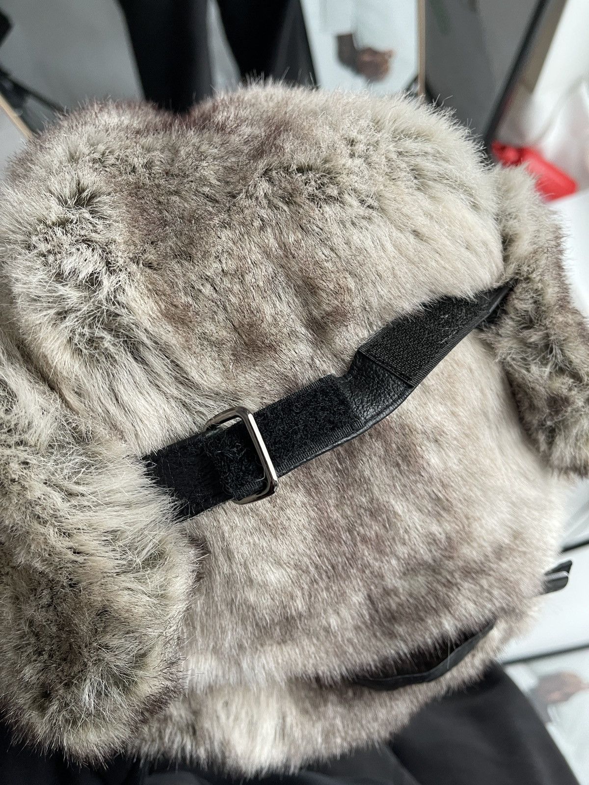Hysteric Glamour Vintage fuzzy mohair japanese ushanka hat avant garde Size ONE SIZE - 13 Thumbnail