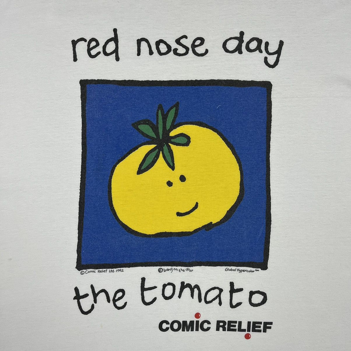 Vintage Vintage Comic Relief Red Nose Day y2k Tomato tee 1992 Size US XL / EU 56 / 4 - 3 Thumbnail