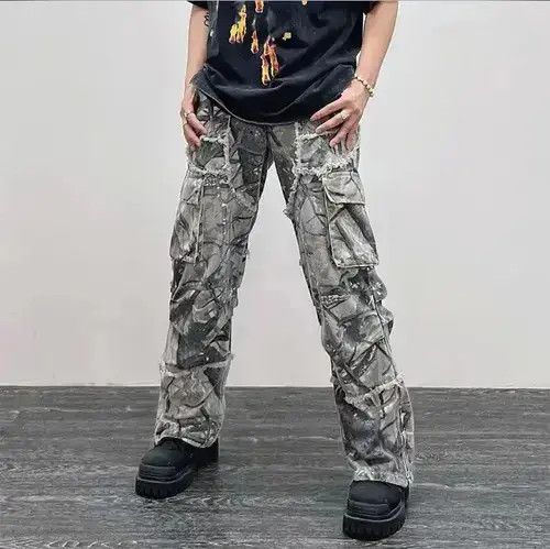 Jean Technical Camouflage Cargo Pant Size US 32 / EU 48 - 4 Thumbnail