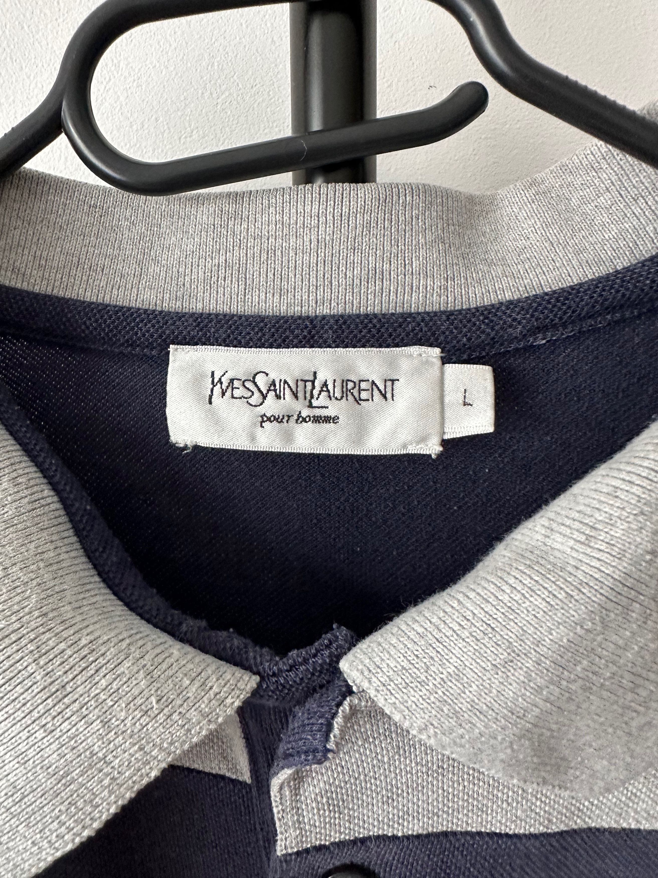 Yves Saint Laurent 90's Yves Saint Laurent polo shirt short sleeve Size US L / EU 52-54 / 3 - 5 Thumbnail