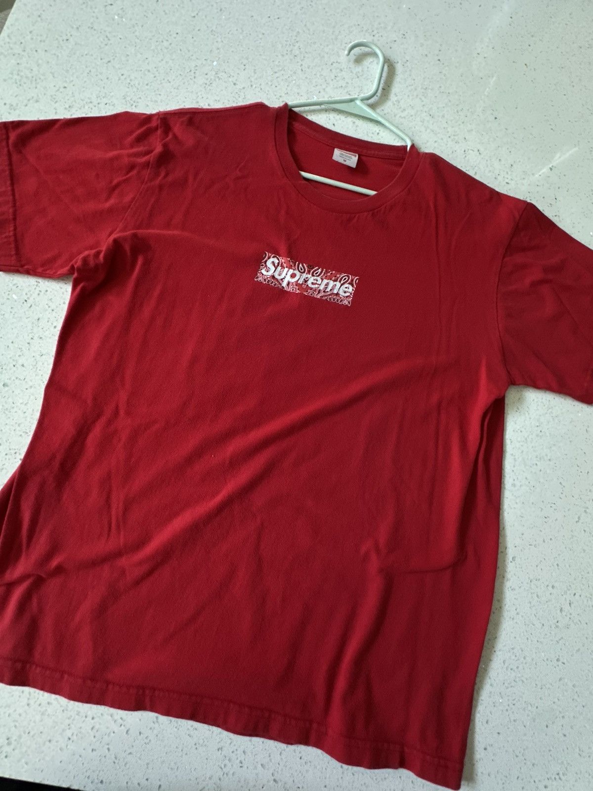 Supreme Supreme Bandana Box Logo Size US M / EU 48-50 / 2 - 1 Thumbnail