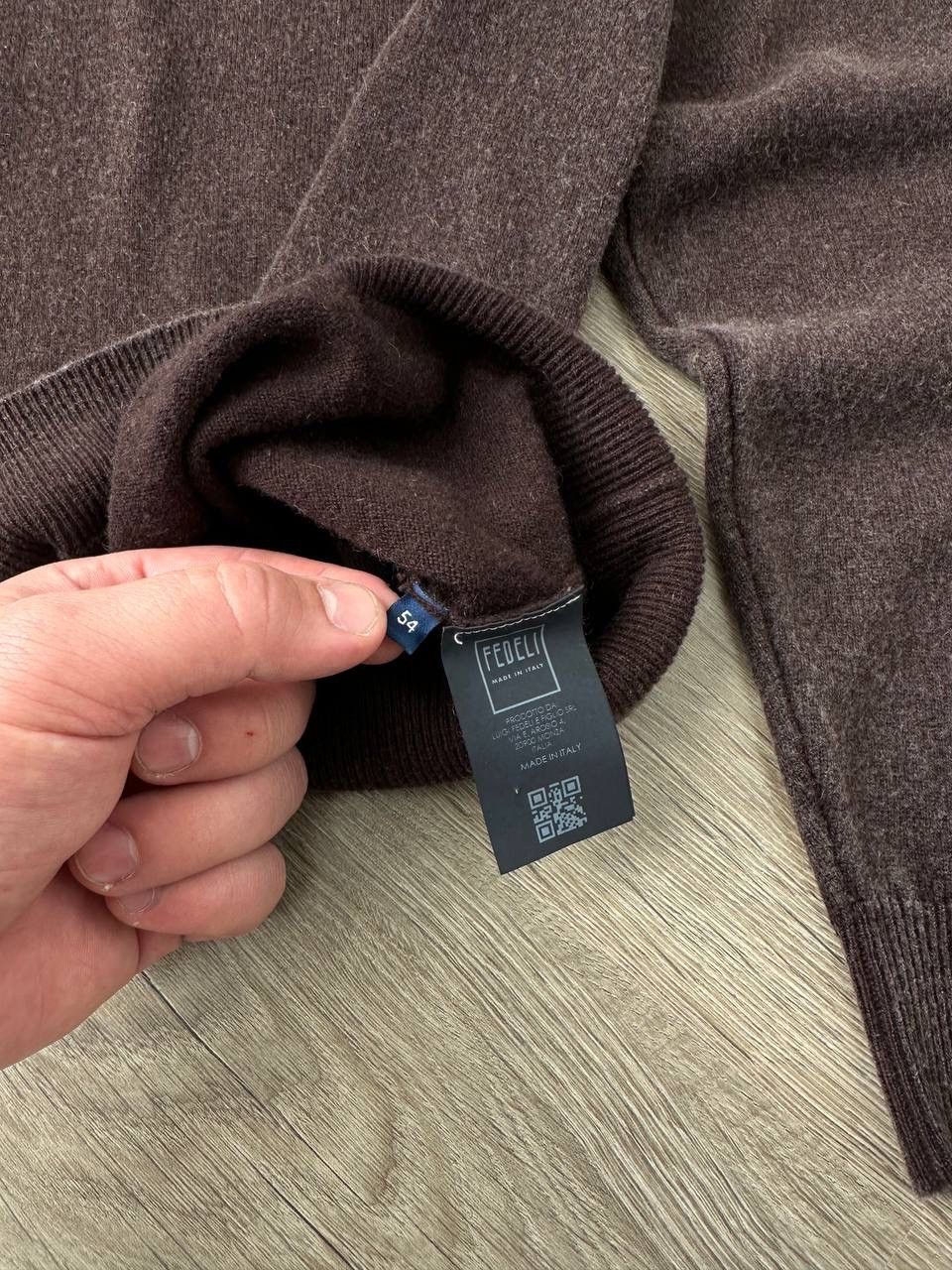 Fedeli × Vintage Vintage Fedeli Cashmere Garment-Dyed Sweater Size US M / EU 48-50 / 2 - 7 Thumbnail