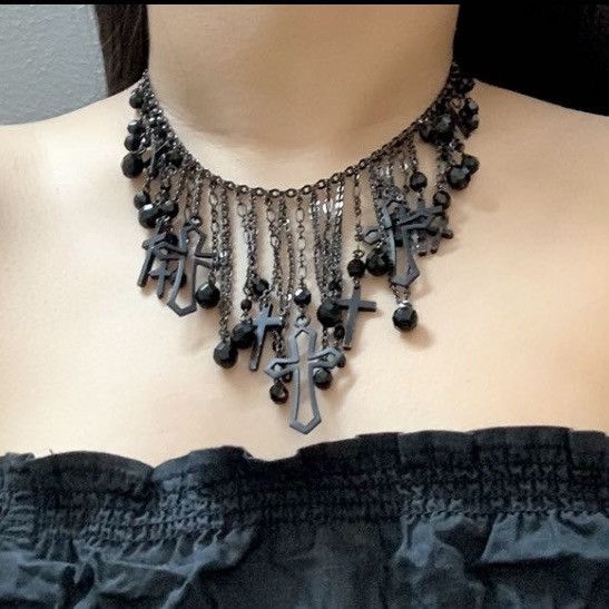 Seditionaries Moga black cross necklace ➕🖤 Size ONE SIZE - 3 Thumbnail