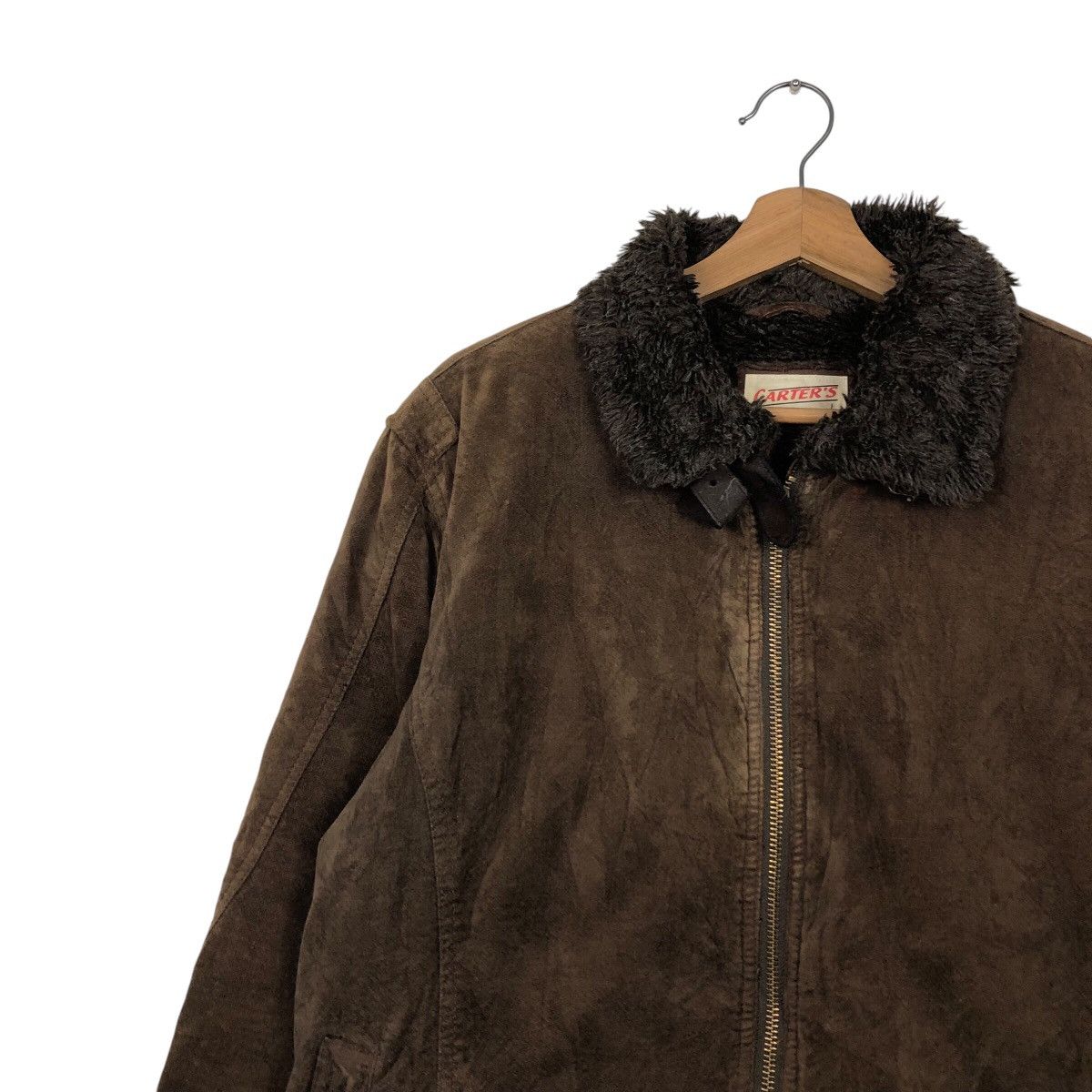 Japanese Brand × Vintage Vintage Biker Jacket Carter's Mink Fur Blanket Issey Miyake Size US L / EU 52-54 / 3 - 8 Thumbnail