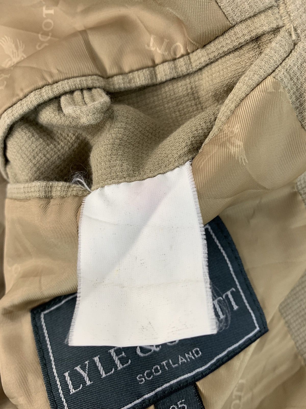Lyle & Scott 90s Lyle & Scott Scotland Simple Coat Jacket Size US M / EU 48-50 / 2 - 9 Thumbnail