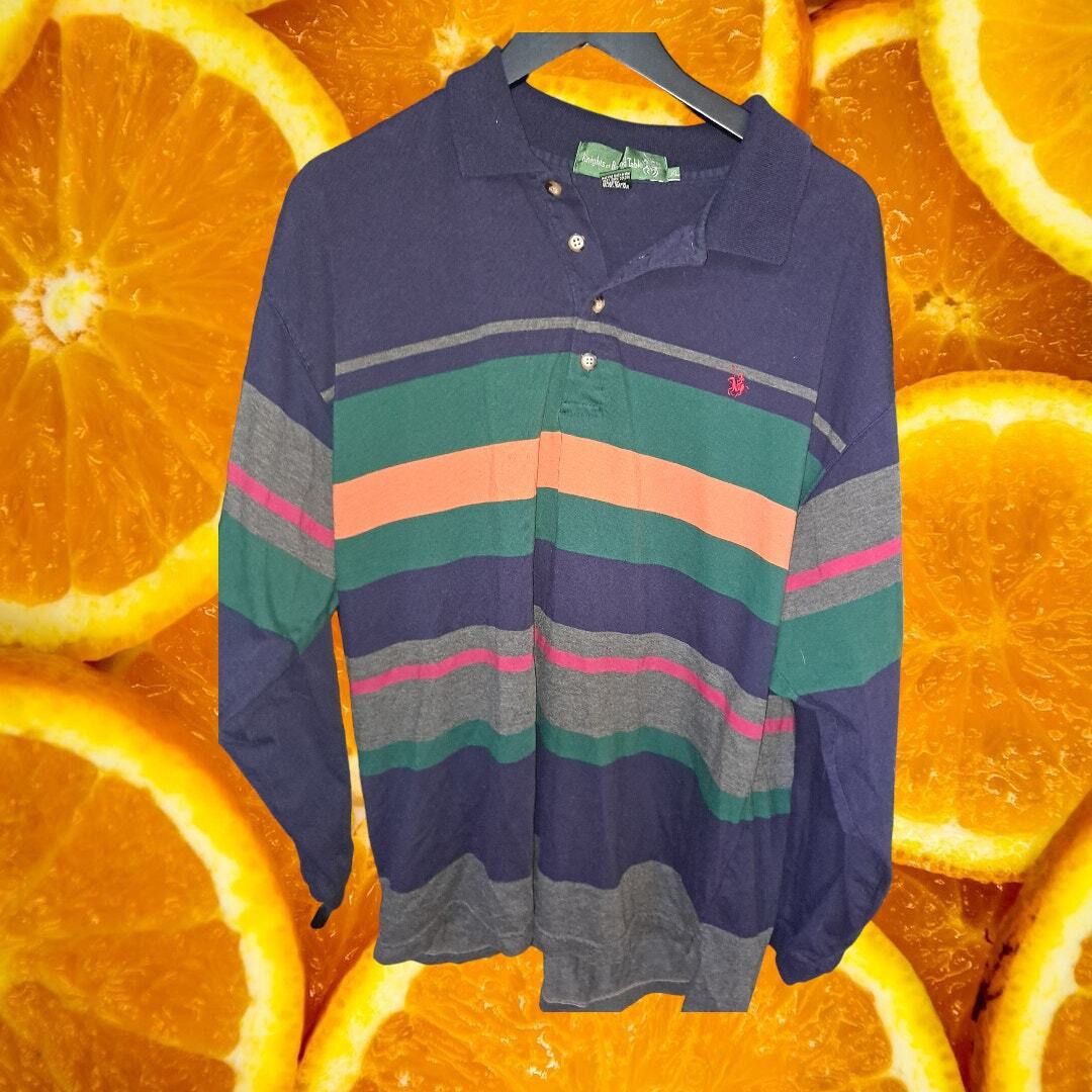 Other Vintage Knights of the Round Table Long Sleeve Polo Shirt Si Size US XL / EU 56 / 4 - 1 Thumbnail