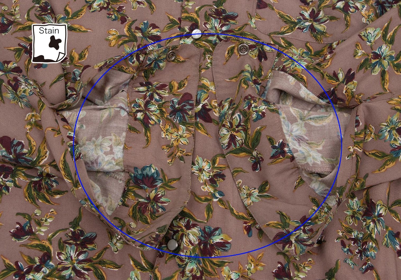Jean Paul Gaultier Flower Print Rayon Shirt in Mocha Green Yellow Size 48 Size US M / EU 48-50 / 2 - 11 Thumbnail