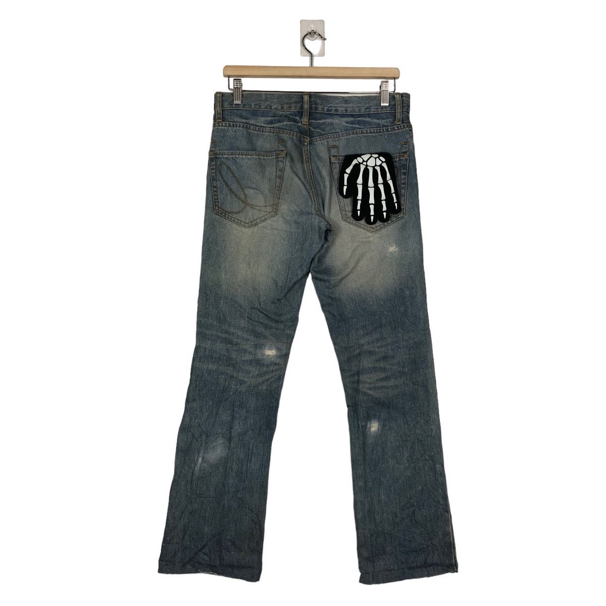 Japanese Brand 🔥90s Vintage Rare Distressed Denim Jeans Japan Issey Miyake Size US 31 - 8 Thumbnail