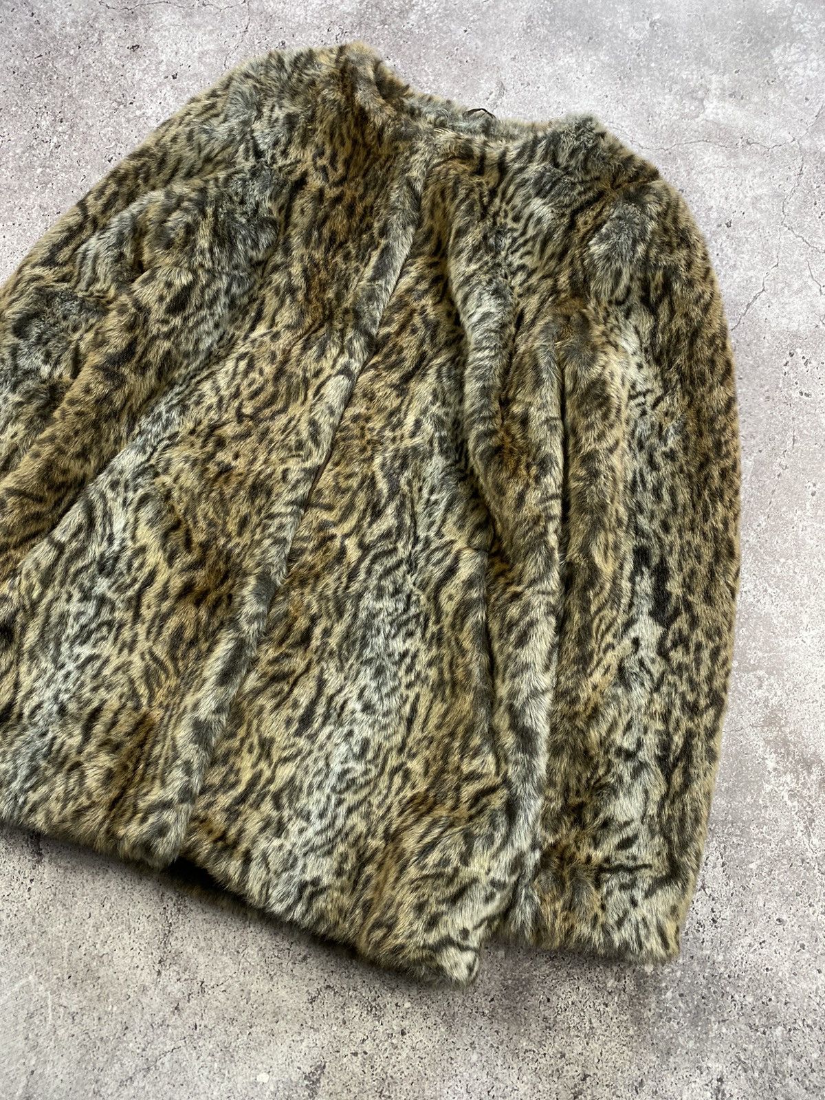Hysteric Glamour × Japanese Brand × Wacko Maria 🔥 FIND ONE FAUX FUR LEOPARD BOMBER JACKET MADE IN JAPAN Size US M / EU 48-50 / 2 - 2 Thumbnail